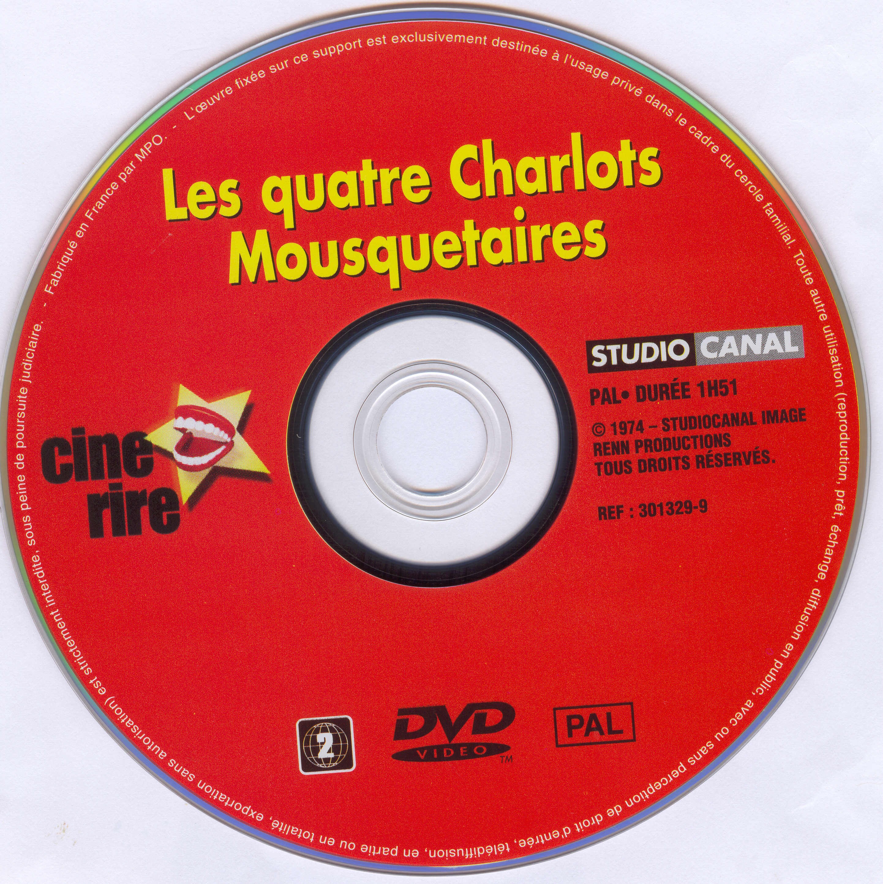 Les quatre charlots mousquetaires