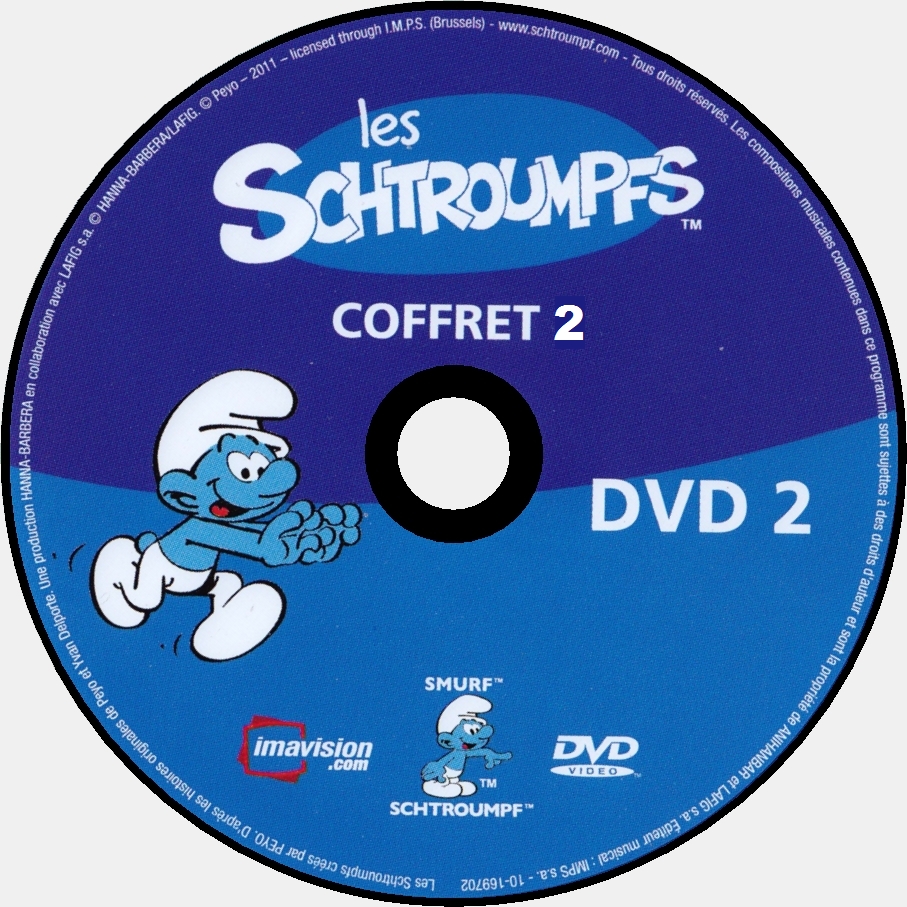 Les schtroumpfs COFFRET 02 DISC 2