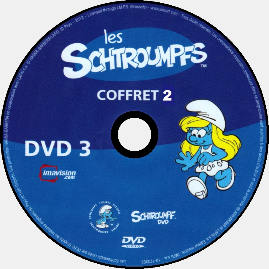 Les schtroumpfs COFFRET 02 DISC 3