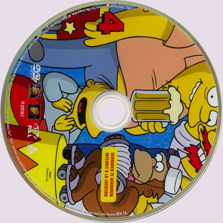 Les simpsons Saison 4 vol 4