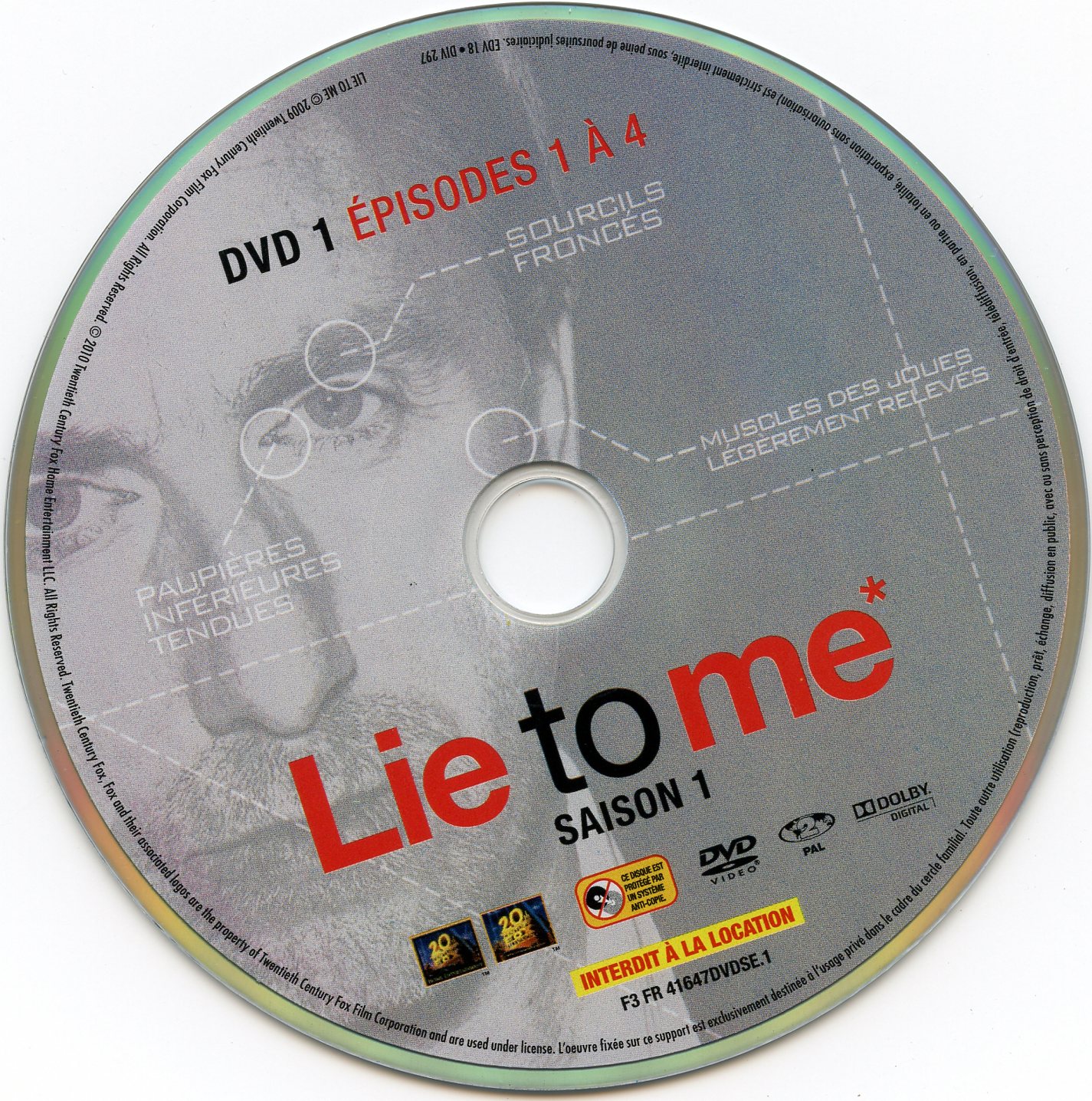 Lie to me Saison 1 DVD 1