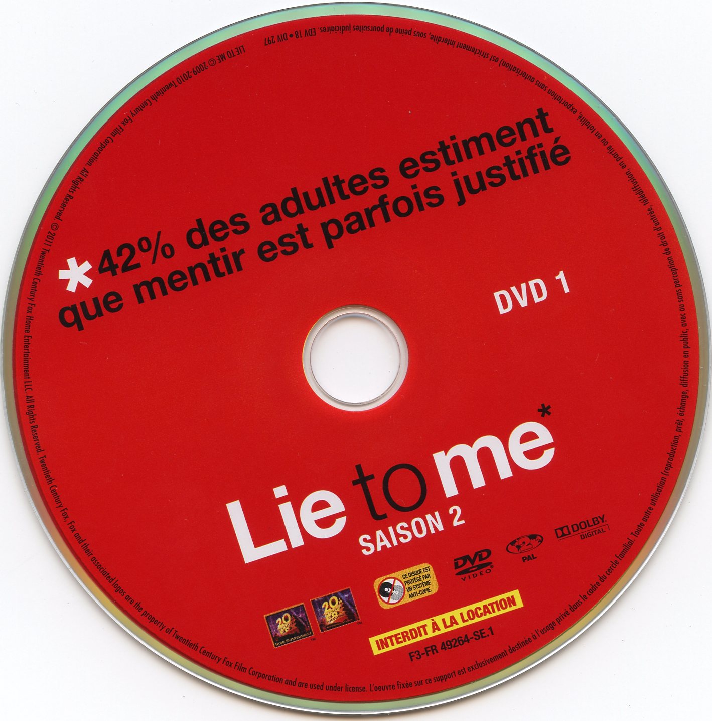 Lie to me Saison 2 DVD 1