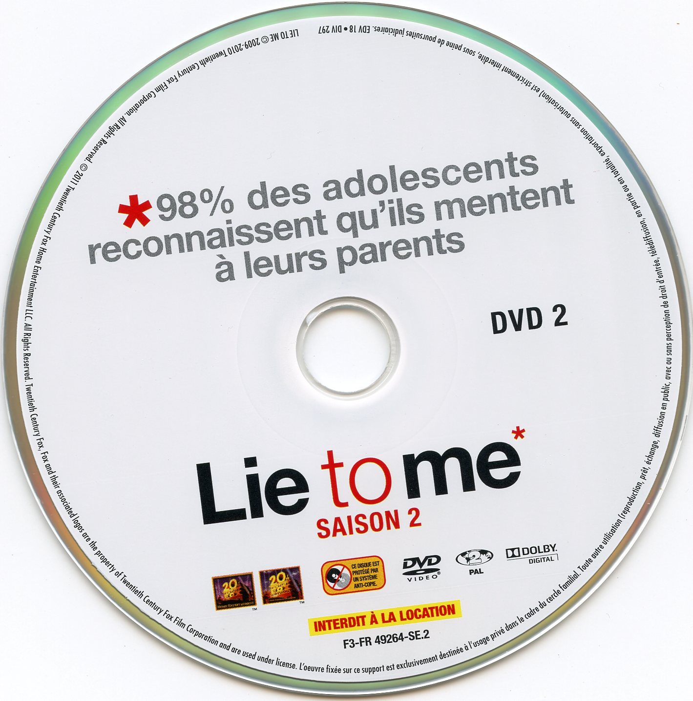 Lie to me Saison 2 DVD 2