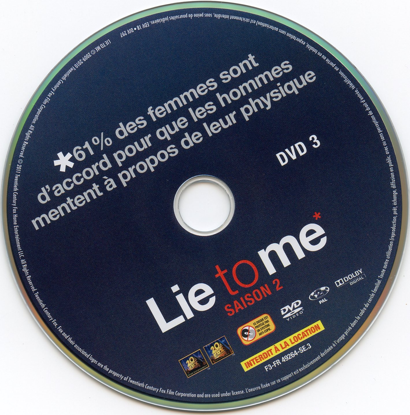 Lie to me Saison 2 DVD 3