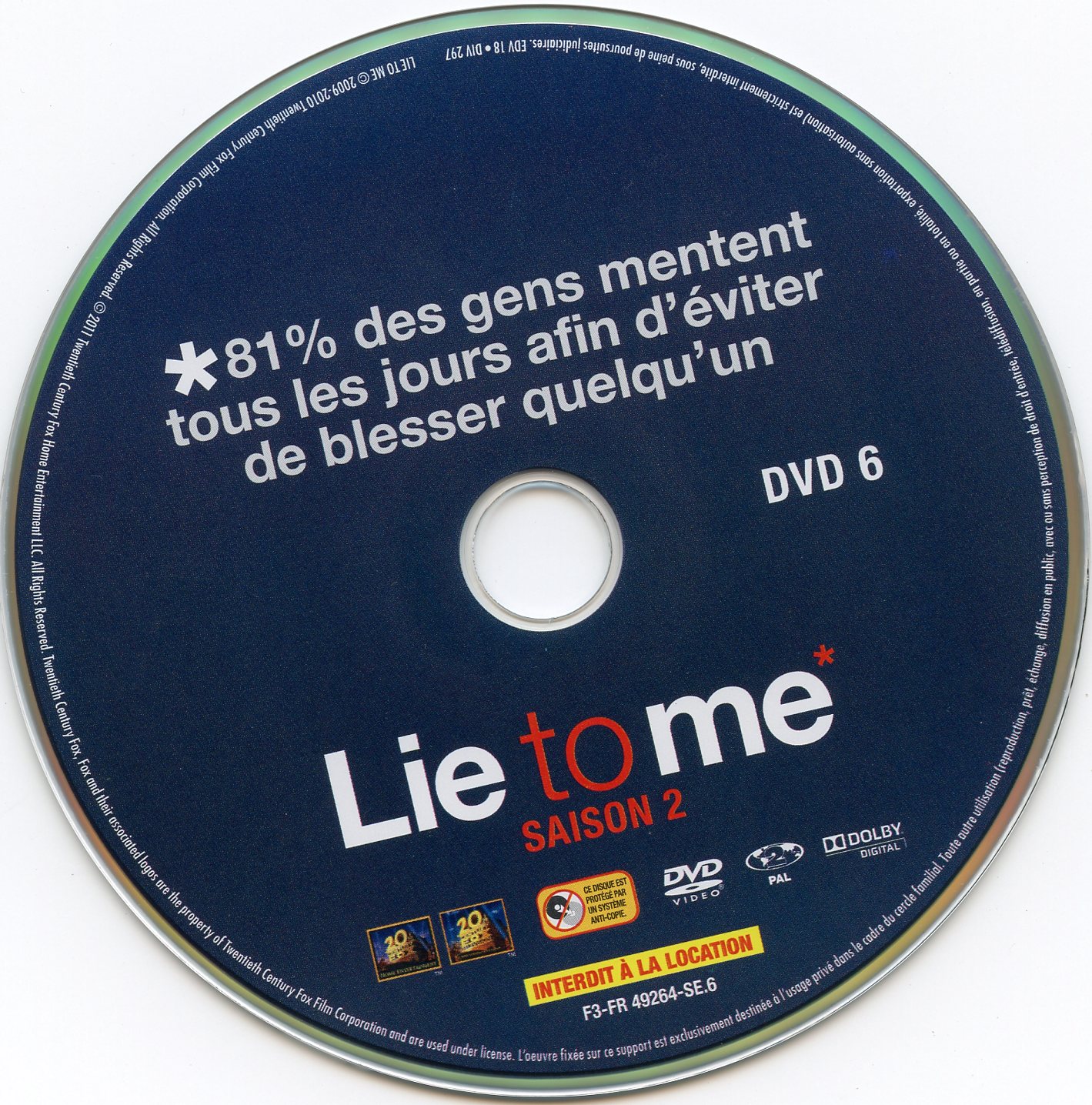 Lie to me Saison 2 DVD 6
