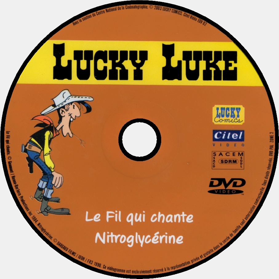 Lucky Luke - Le fil qui chante & Nitroglycrine custom