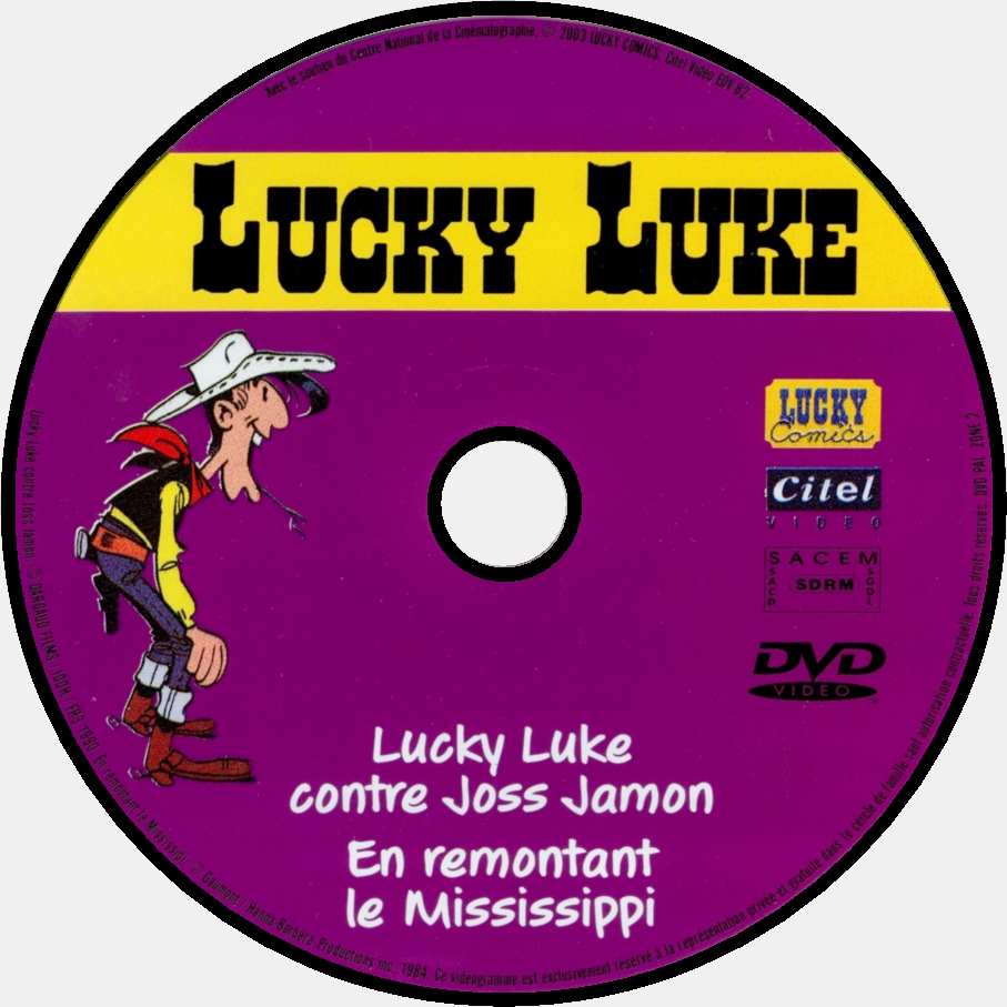 Lucky Luke - Lucky Luke contre Joss Jamon & En remontant le Mississippi custom