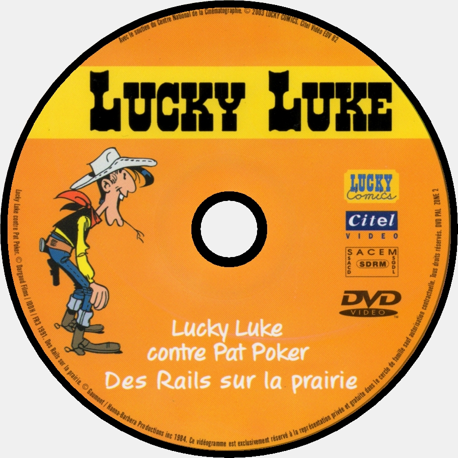 Lucky Luke - Lucky Luke contre Pat Poker &Des rails sur la prairies custom