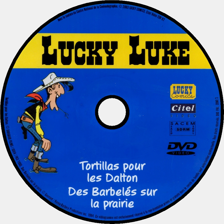 Lucky Luke - Tortillas pour les Daltons & Des barbels sur la prairies custom