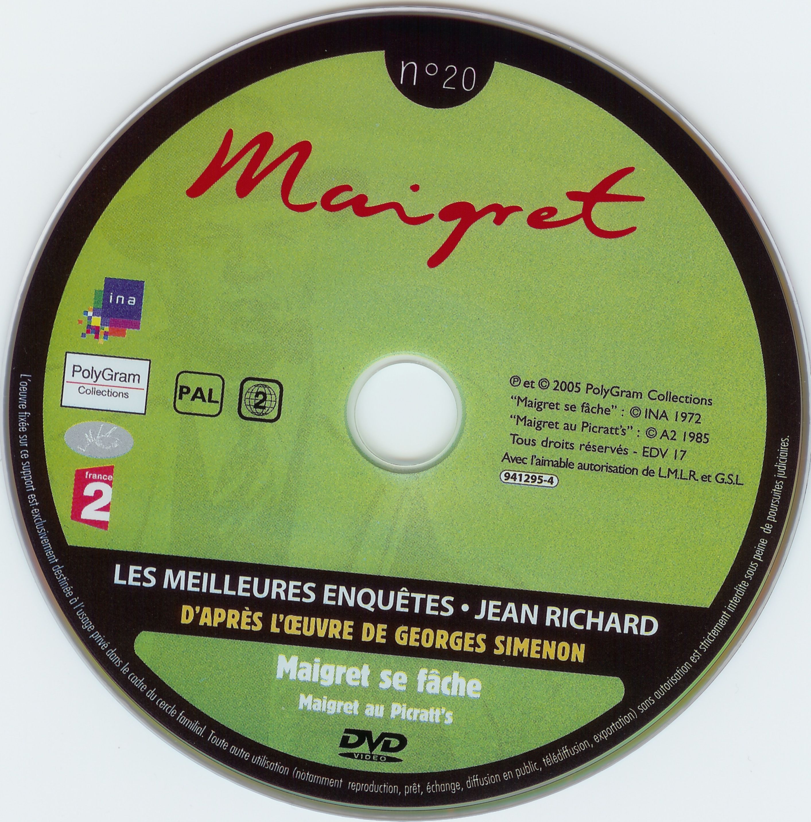 Maigret (Jean Richard) vol 20