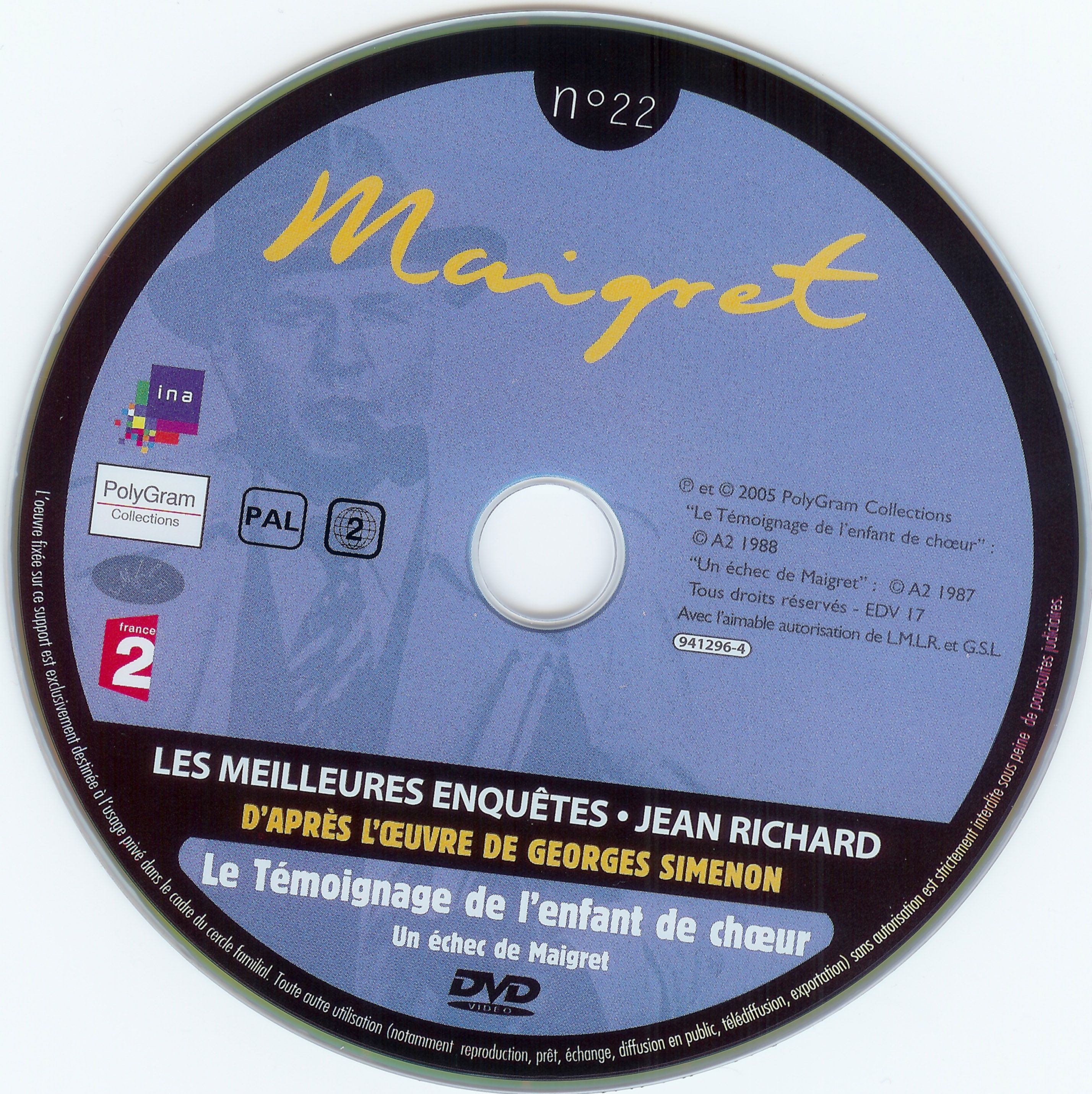 Maigret (Jean Richard) vol 22