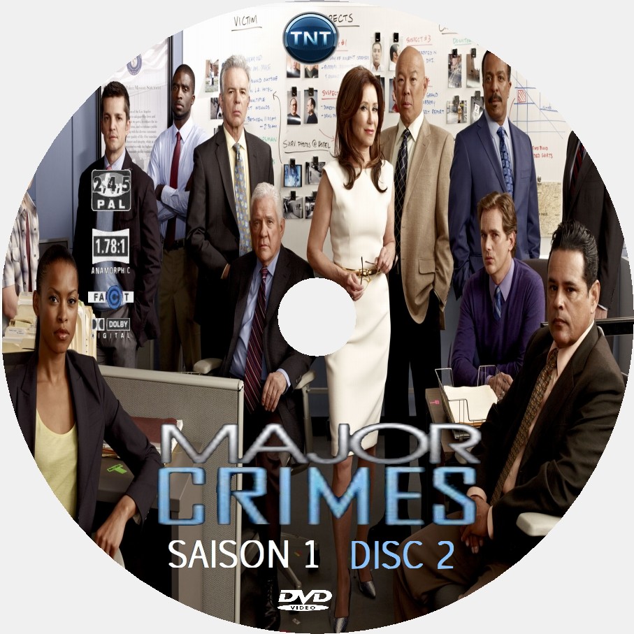 Major Crimes saison 1 DISC 2 custom
