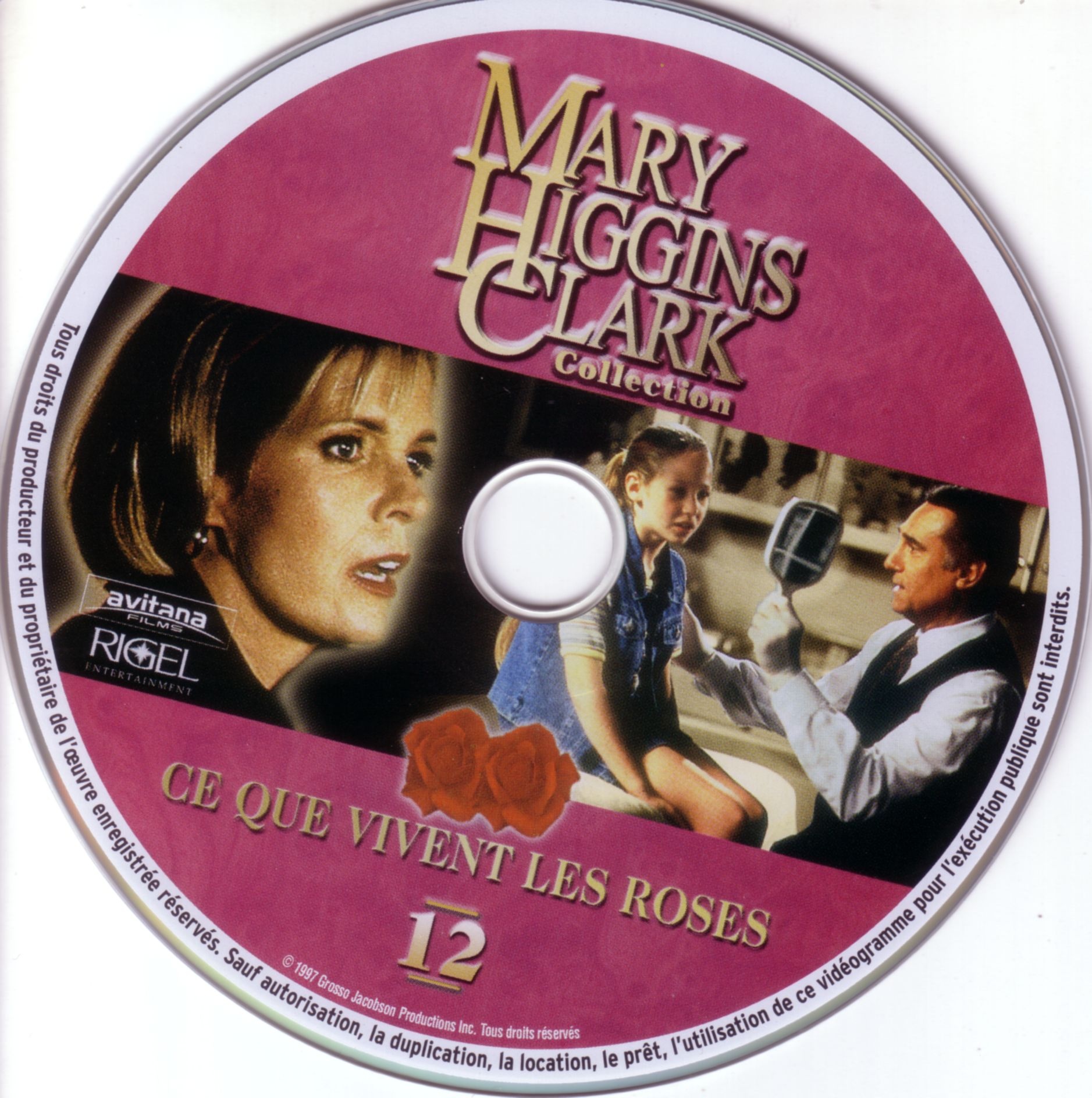 Sticker de Mary Higgins Clark vol 12 - Ce que vivent les Roses - Cinéma Passion