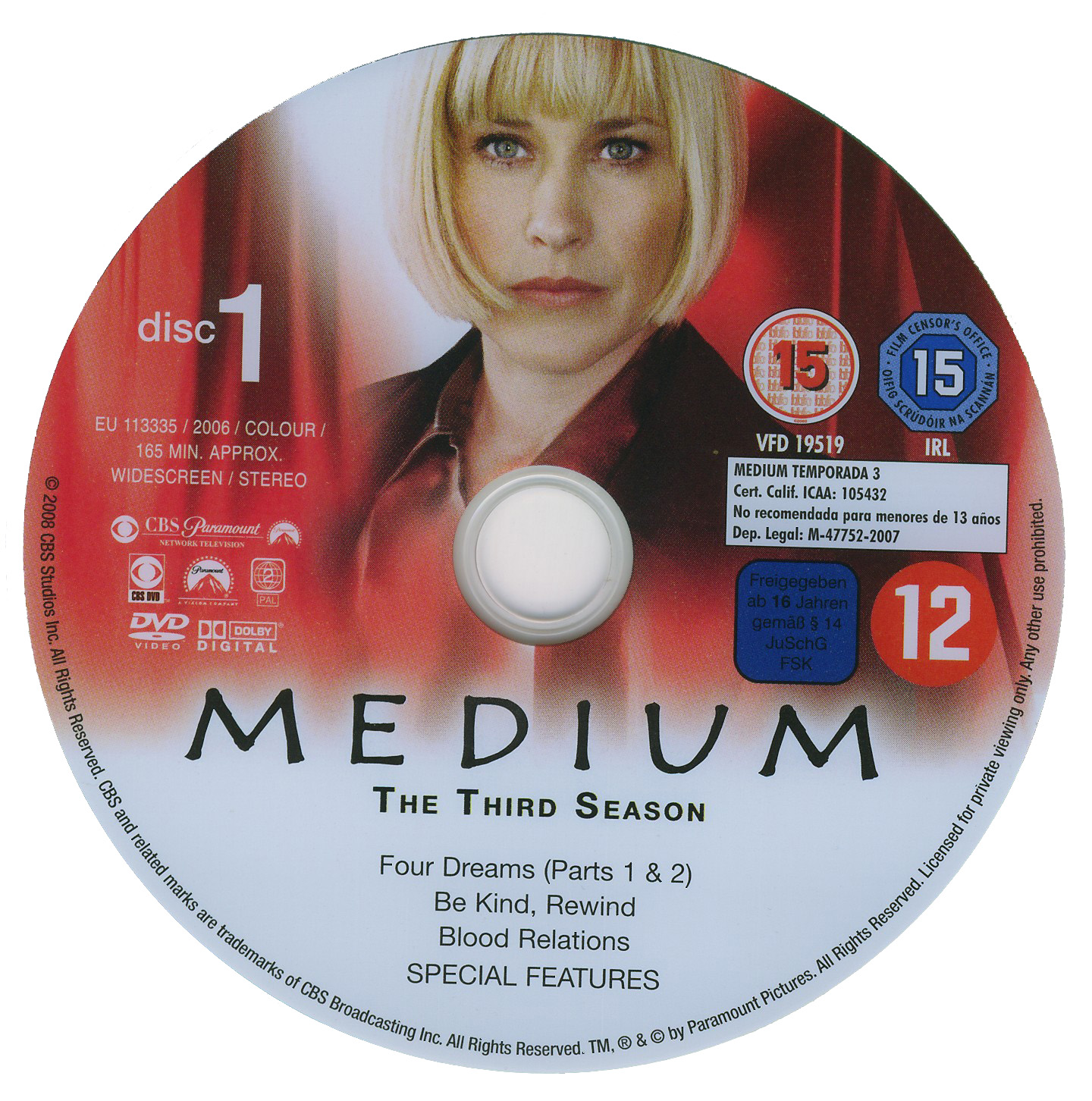 Mdium Saison 3 DVD 1