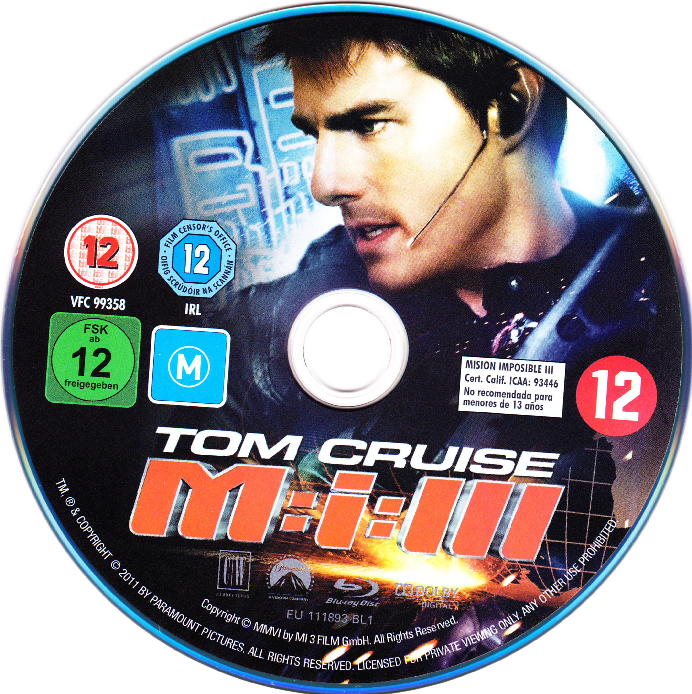 Mission impossible 3 (BLU-RAY)