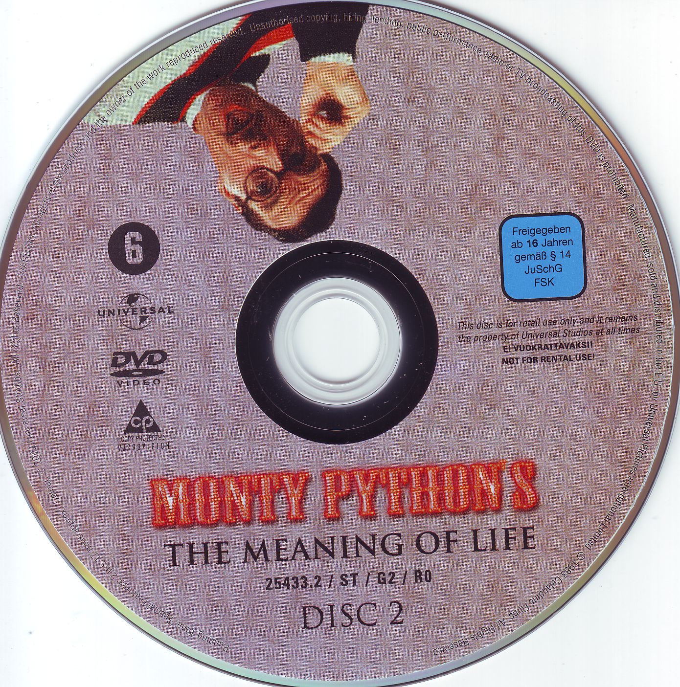 Monty python - le sens de la vie DISC 2