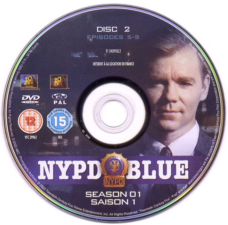 NYPD Blue saison 1 dvd 2