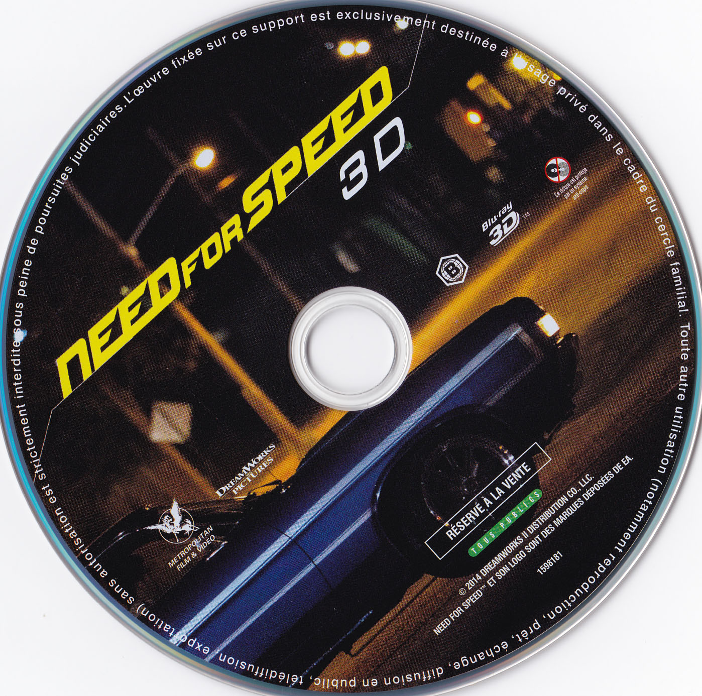 Need for Speed 3D (BLU-RAY)