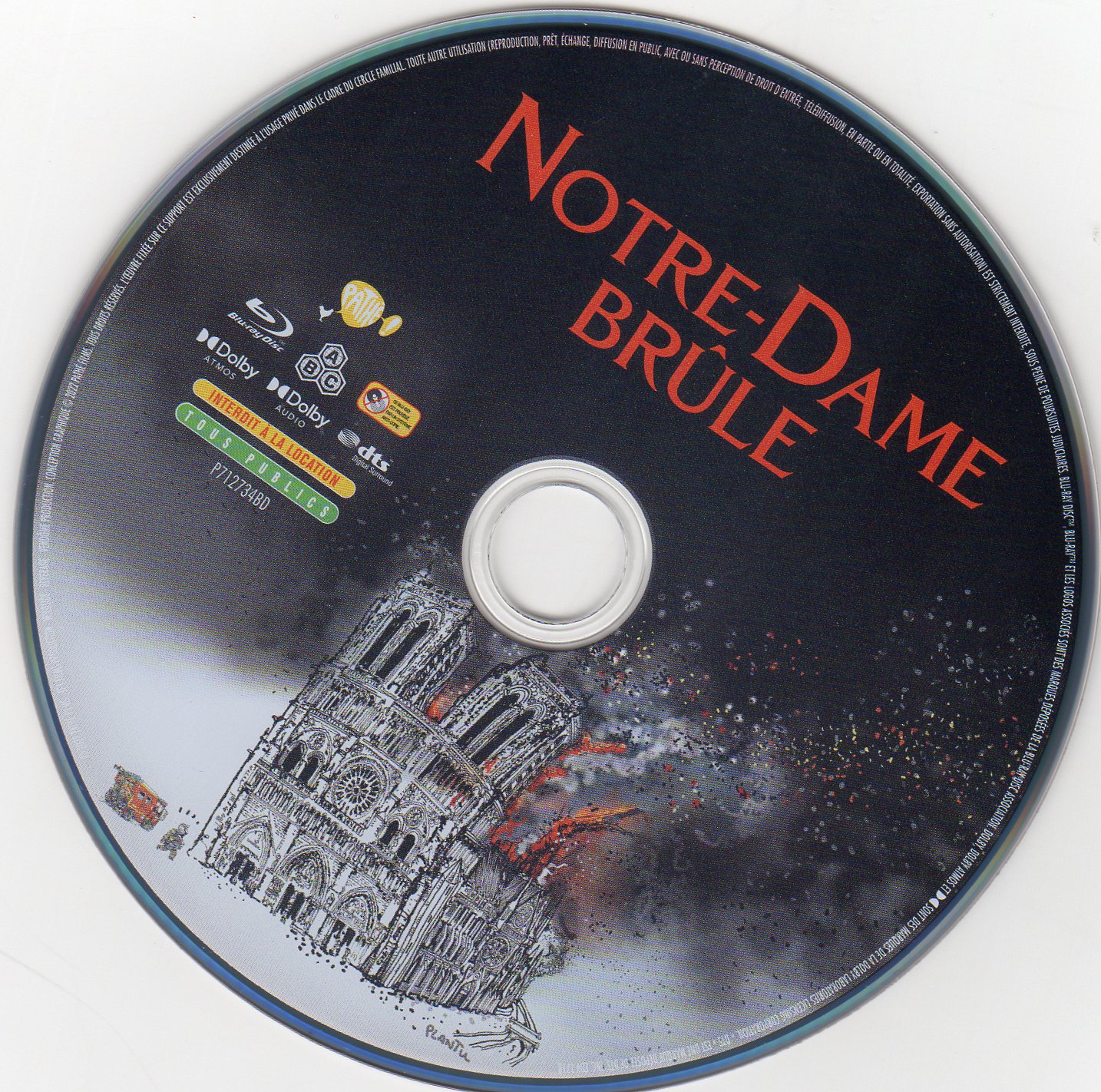 Notre-Dame brule