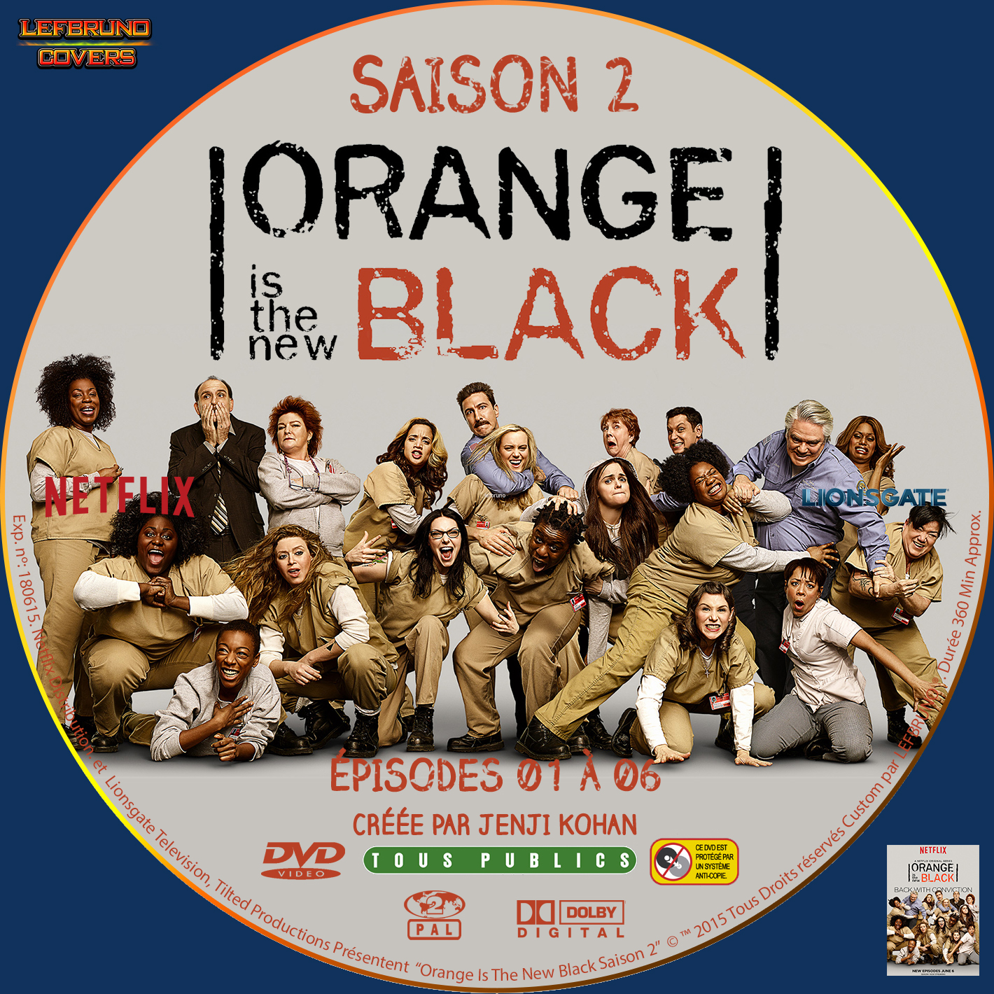 Orange Is The New Black Saison 2 DISC 1 custom