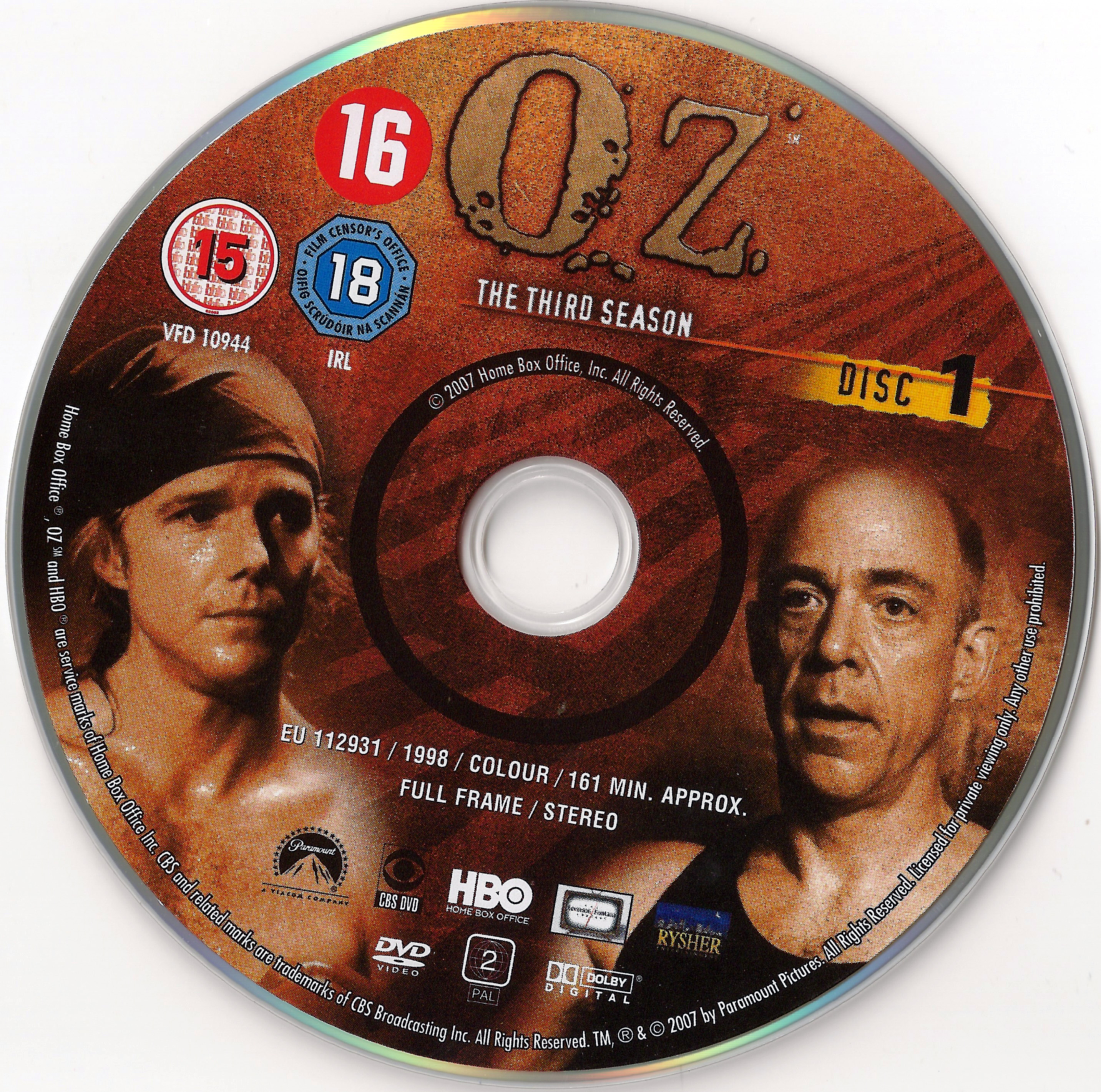 Oz Saison 3 DVD 1