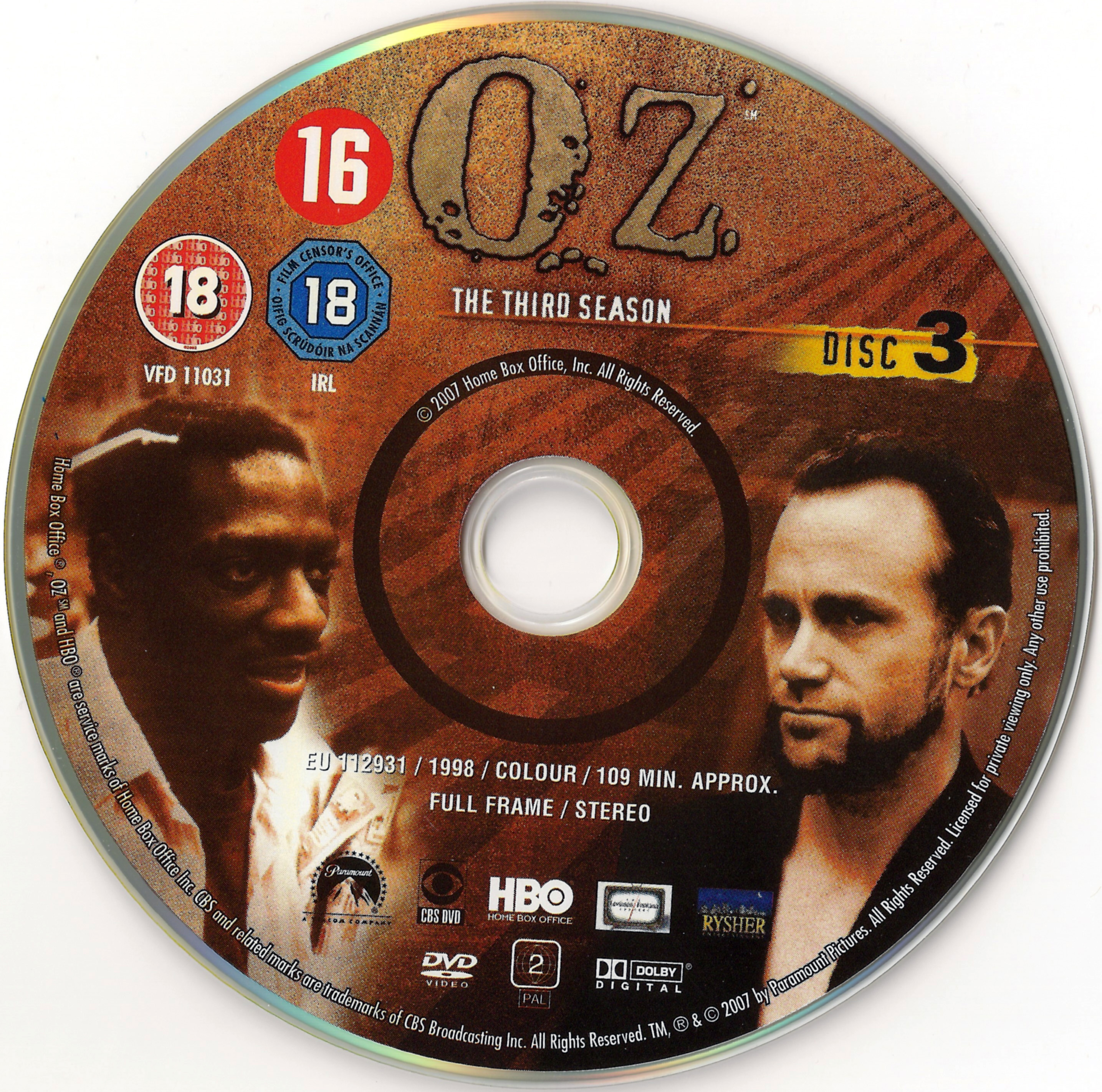 Oz Saison 3 DVD 3
