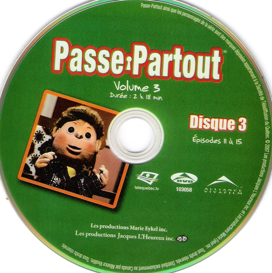 Passe-partout vol 3 DVD 3