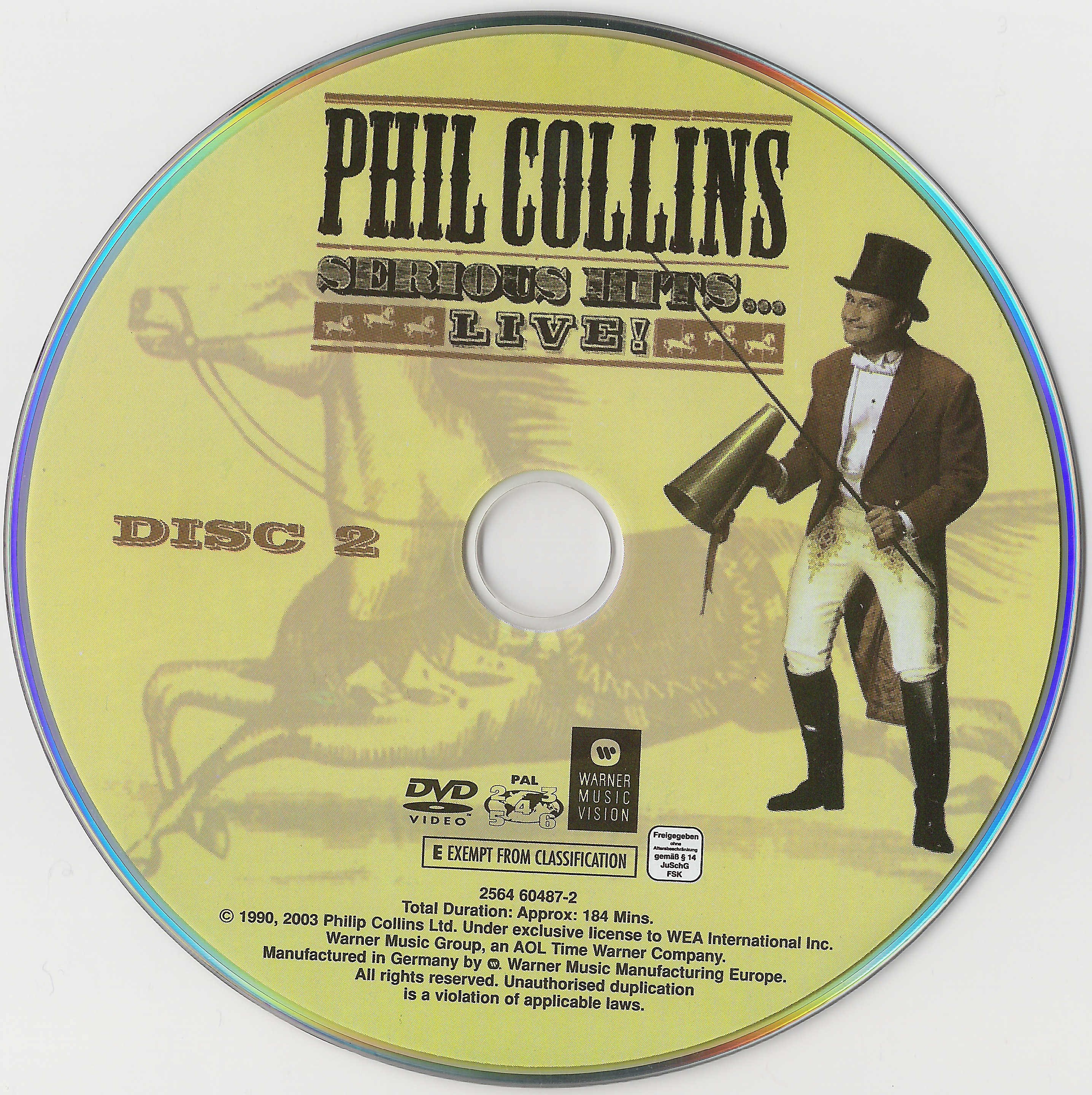 Phil Collins Serious Hits Live Disc 2