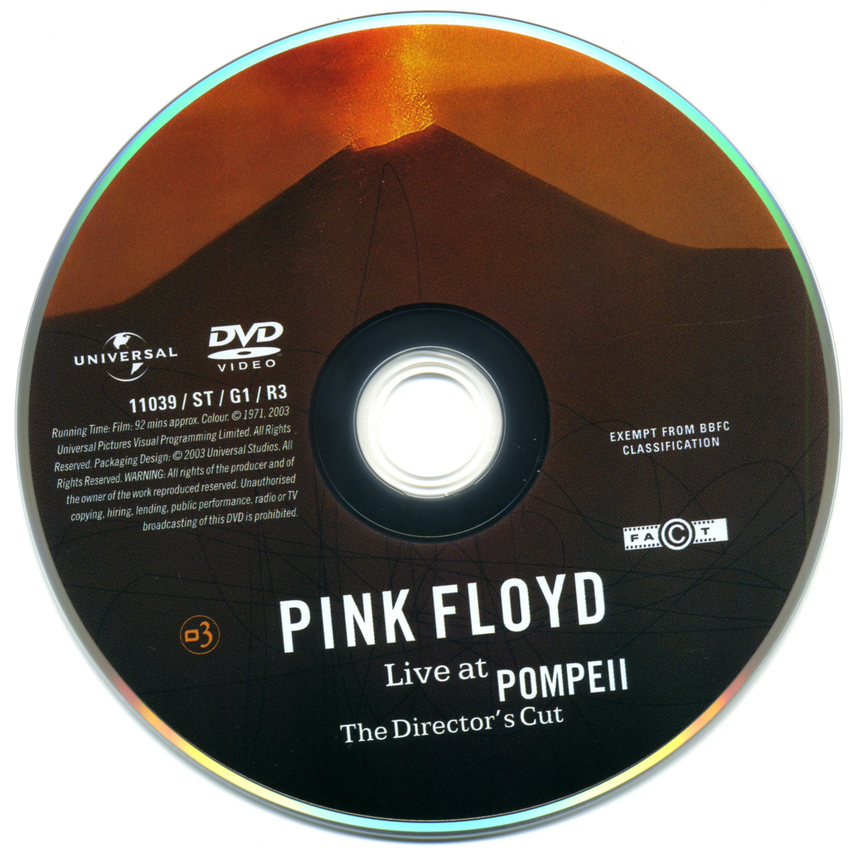 Pink Floyd Live at pompei