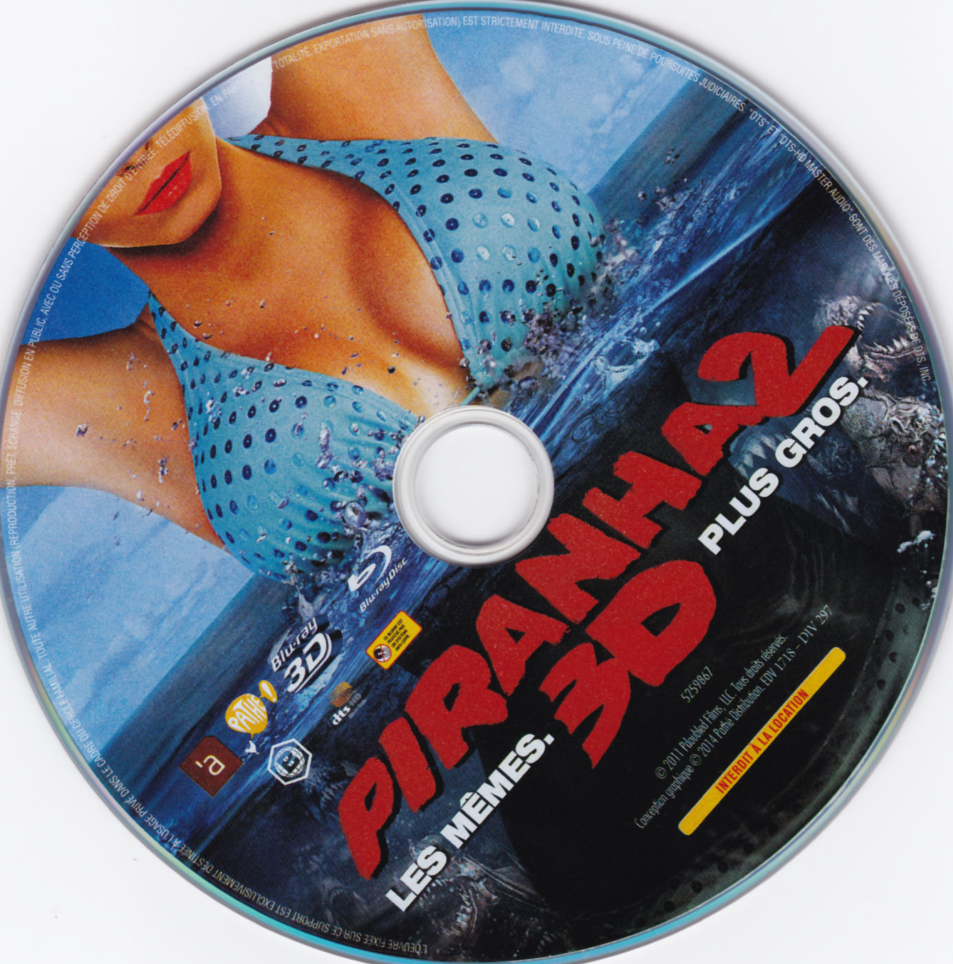 Piranha 2 3D (BLU-RAY)