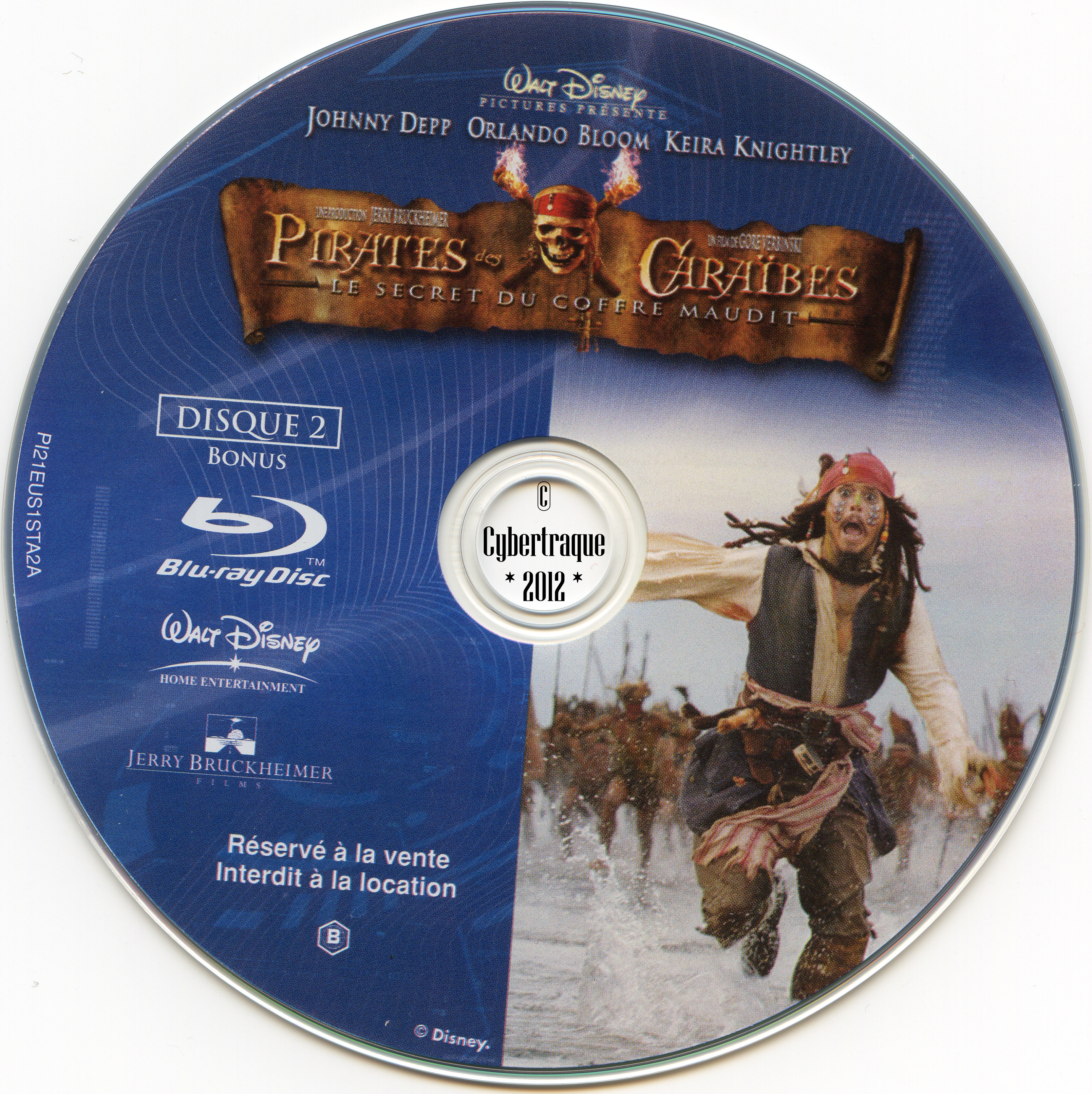 Pirates des caraibes 2 BONUS (BLU-RAY)