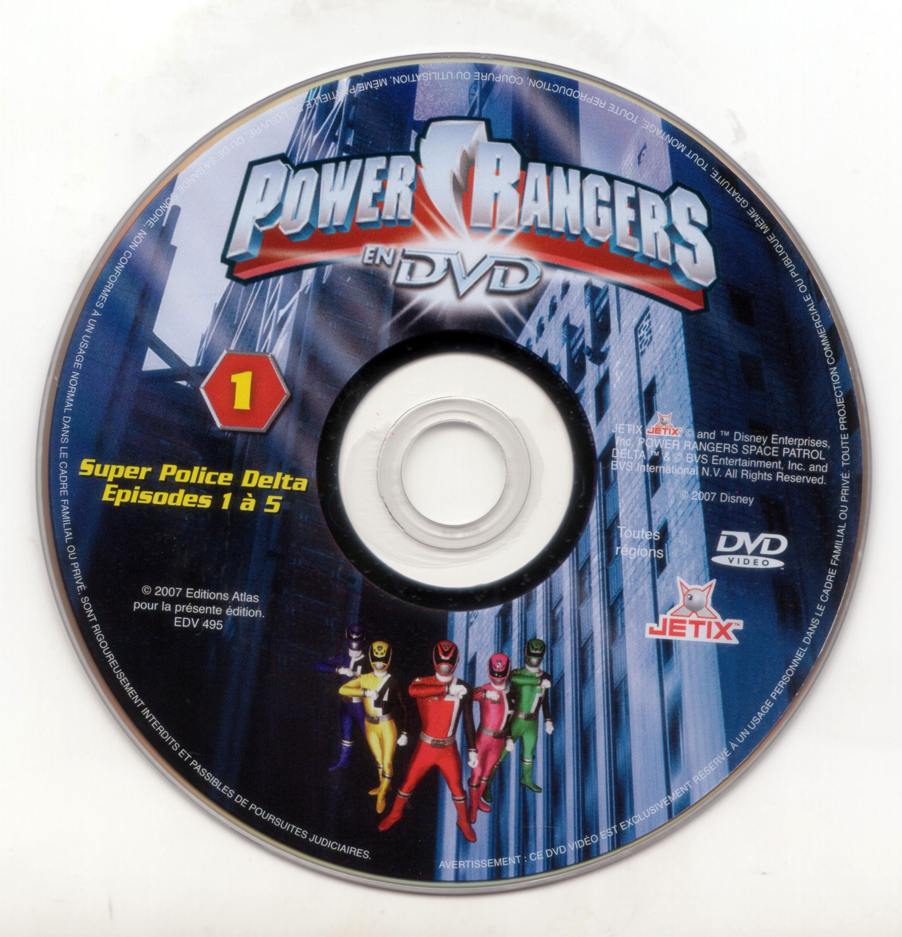 Power rangers DVD 1 (Ed Atlas)