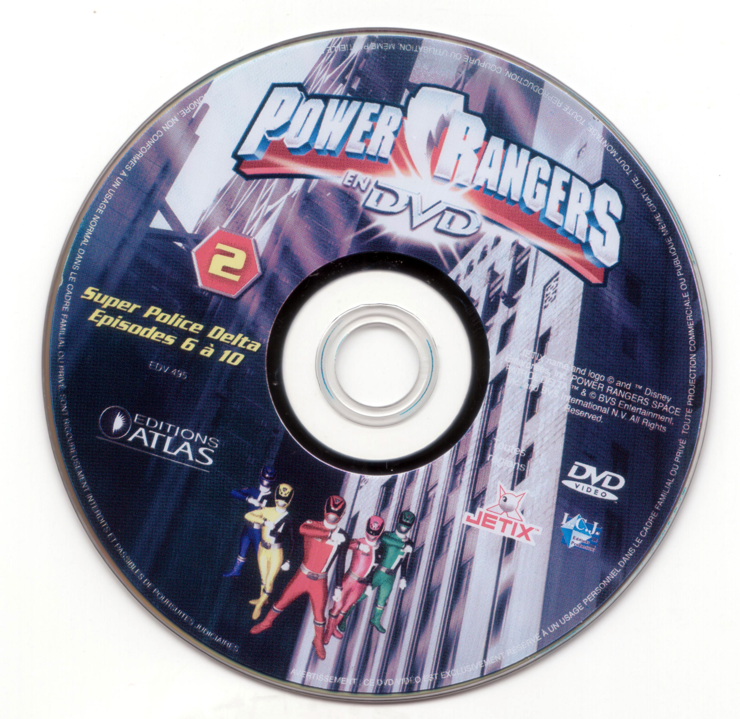 Power rangers DVD 2 (Ed Atlas)