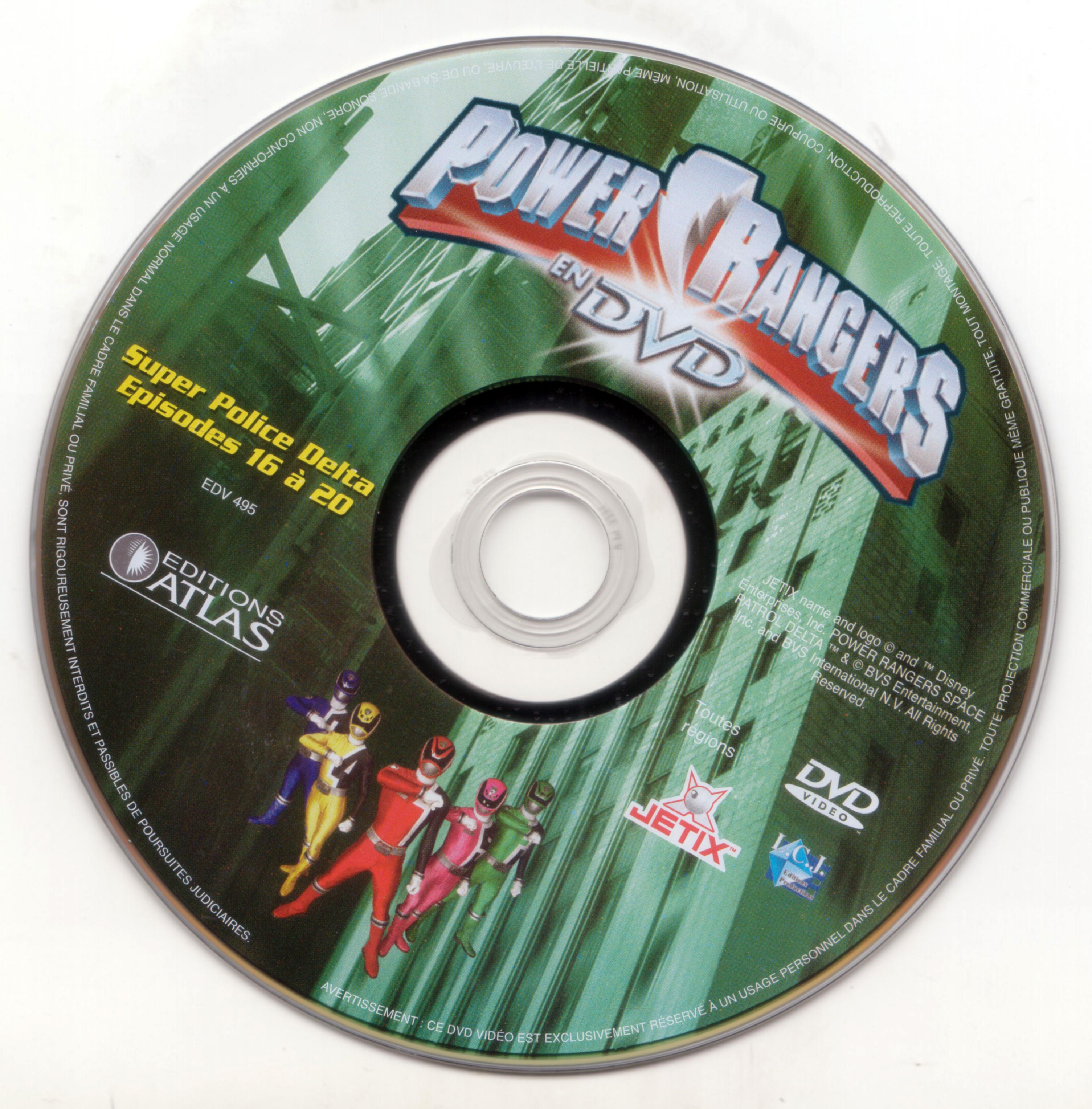 Power rangers DVD 4 (Ed Atlas)