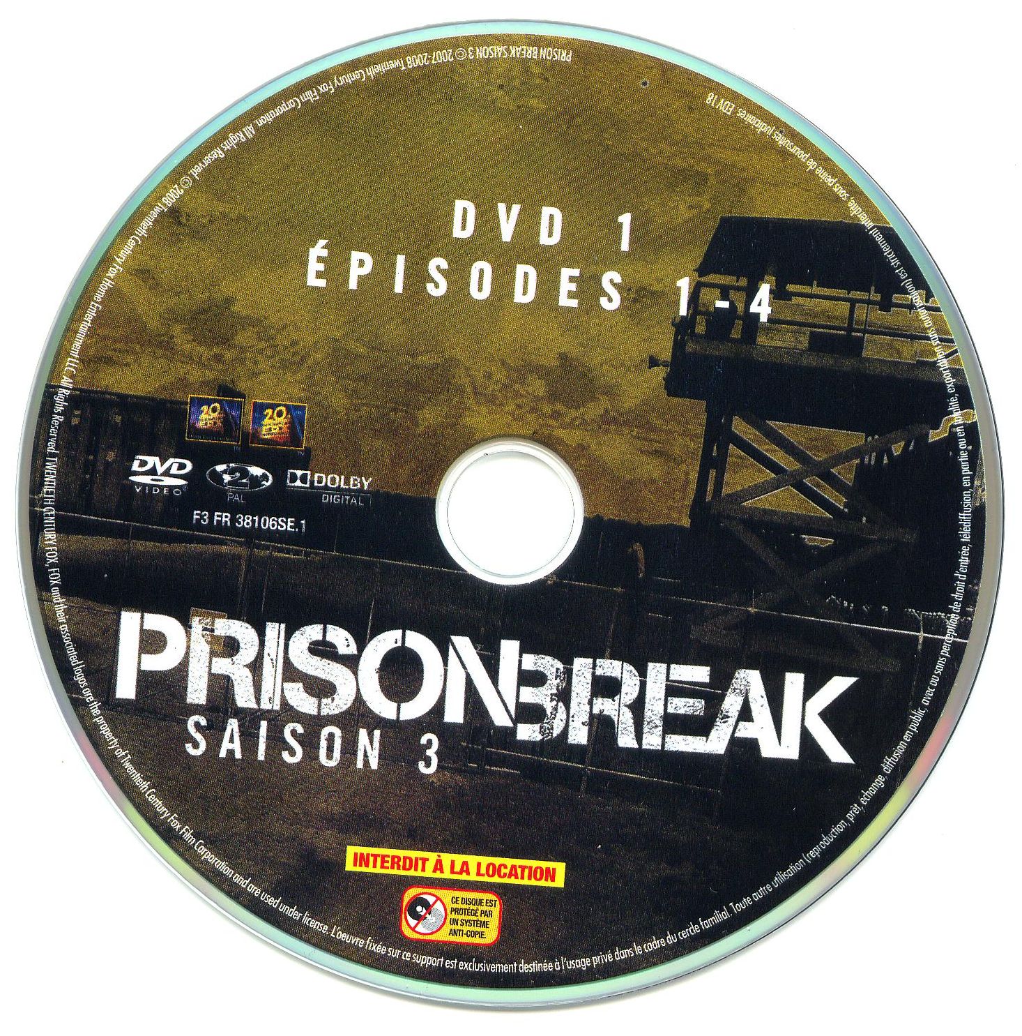 Prison break Saison 3 DVD 1
