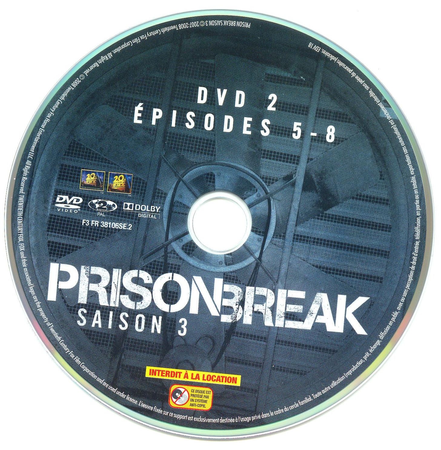 Prison break Saison 3 DVD 2