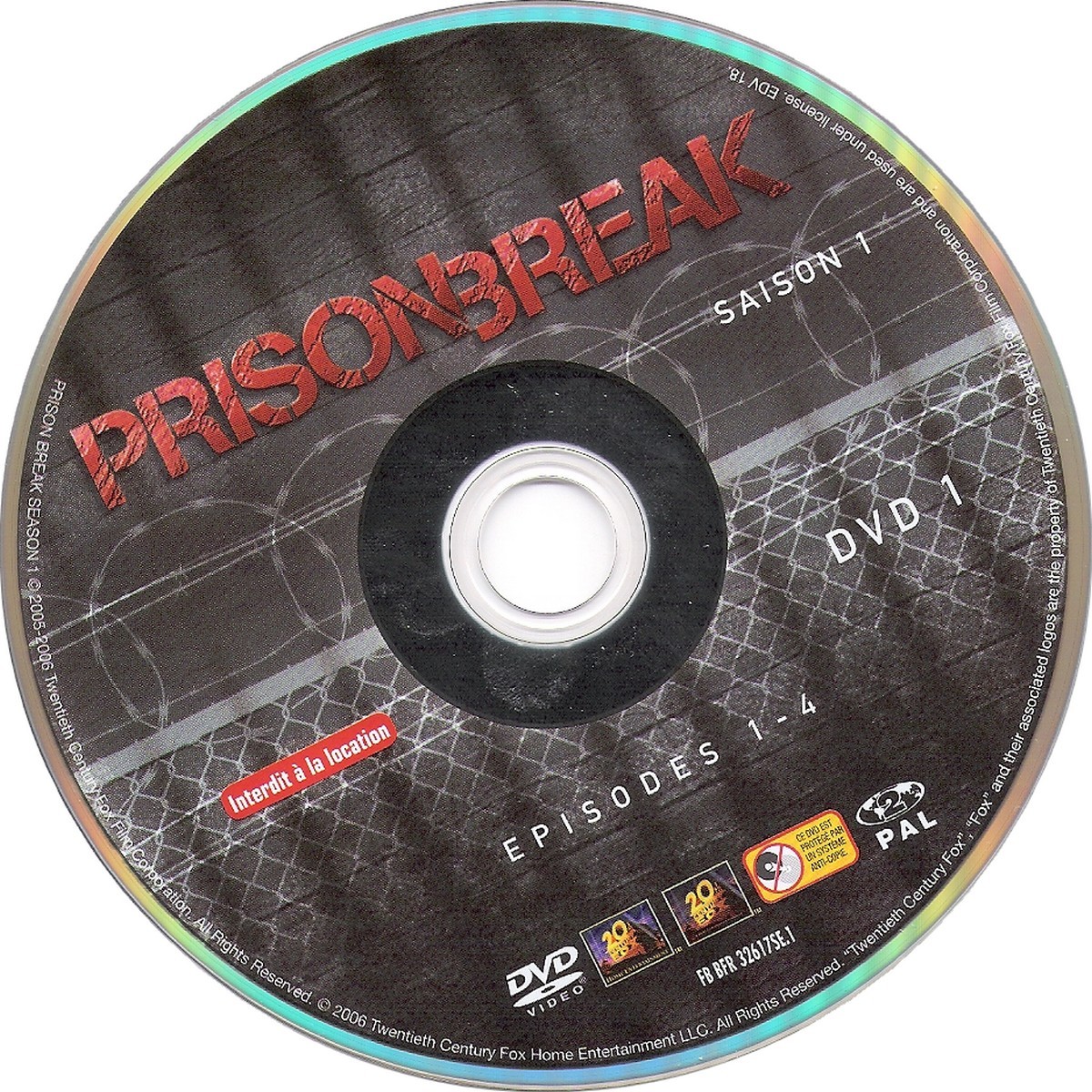 Prison break saison 1 dvd 1 v2