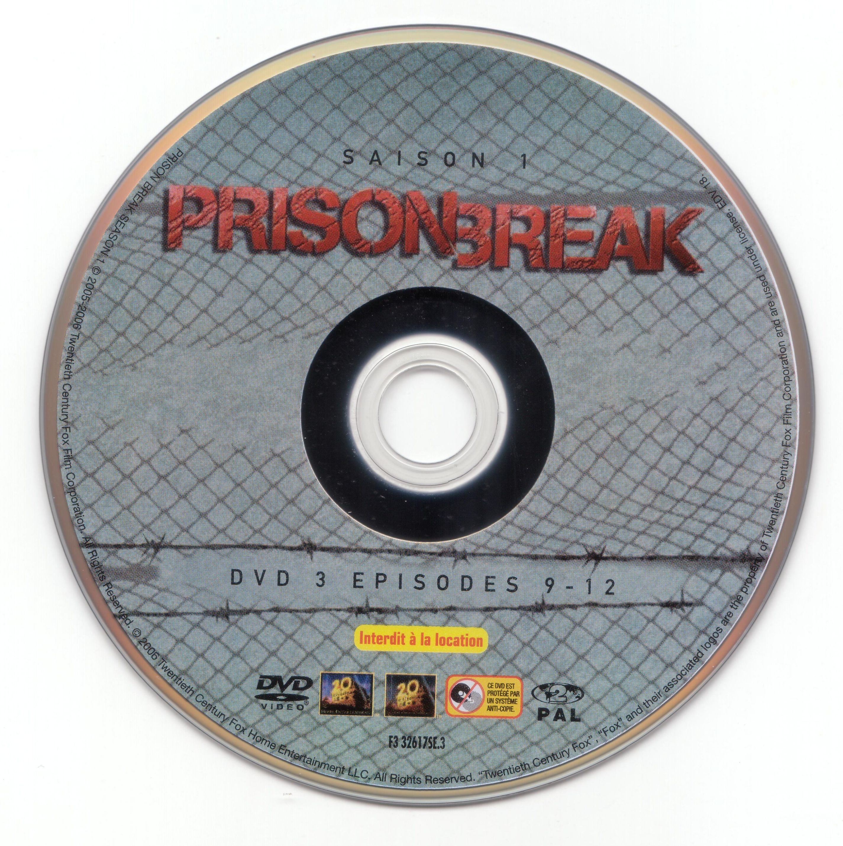 Prison break saison 1 dvd 3