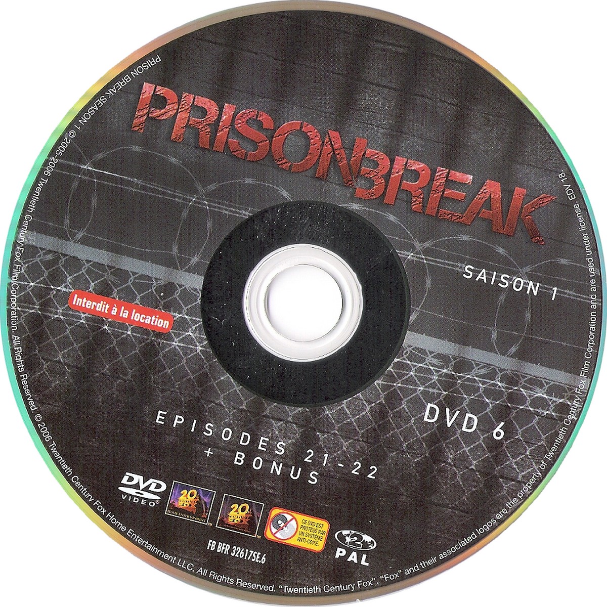 Prison break saison 1 dvd 6 v2