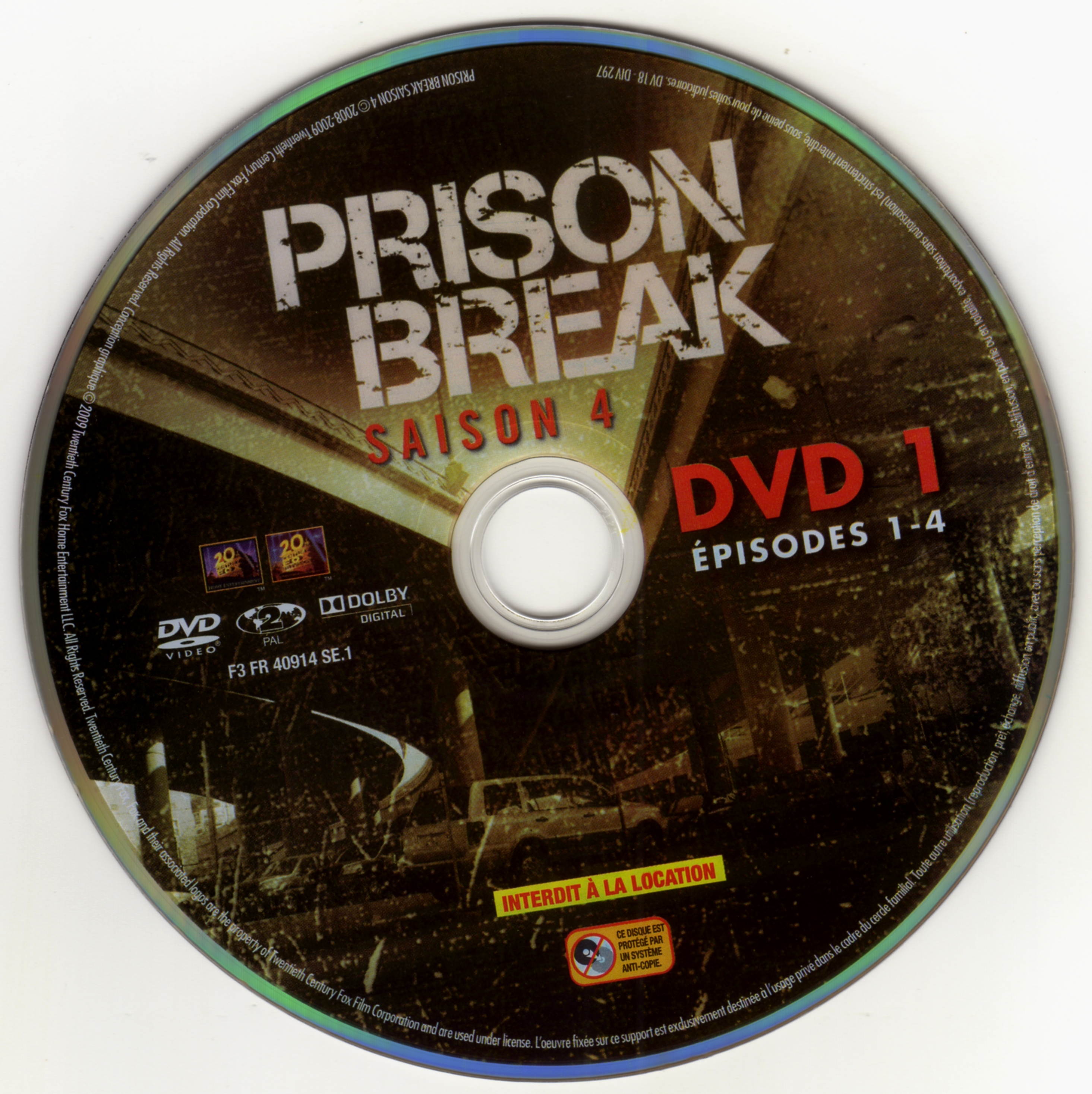 Prison break saison 4 DVD 1
