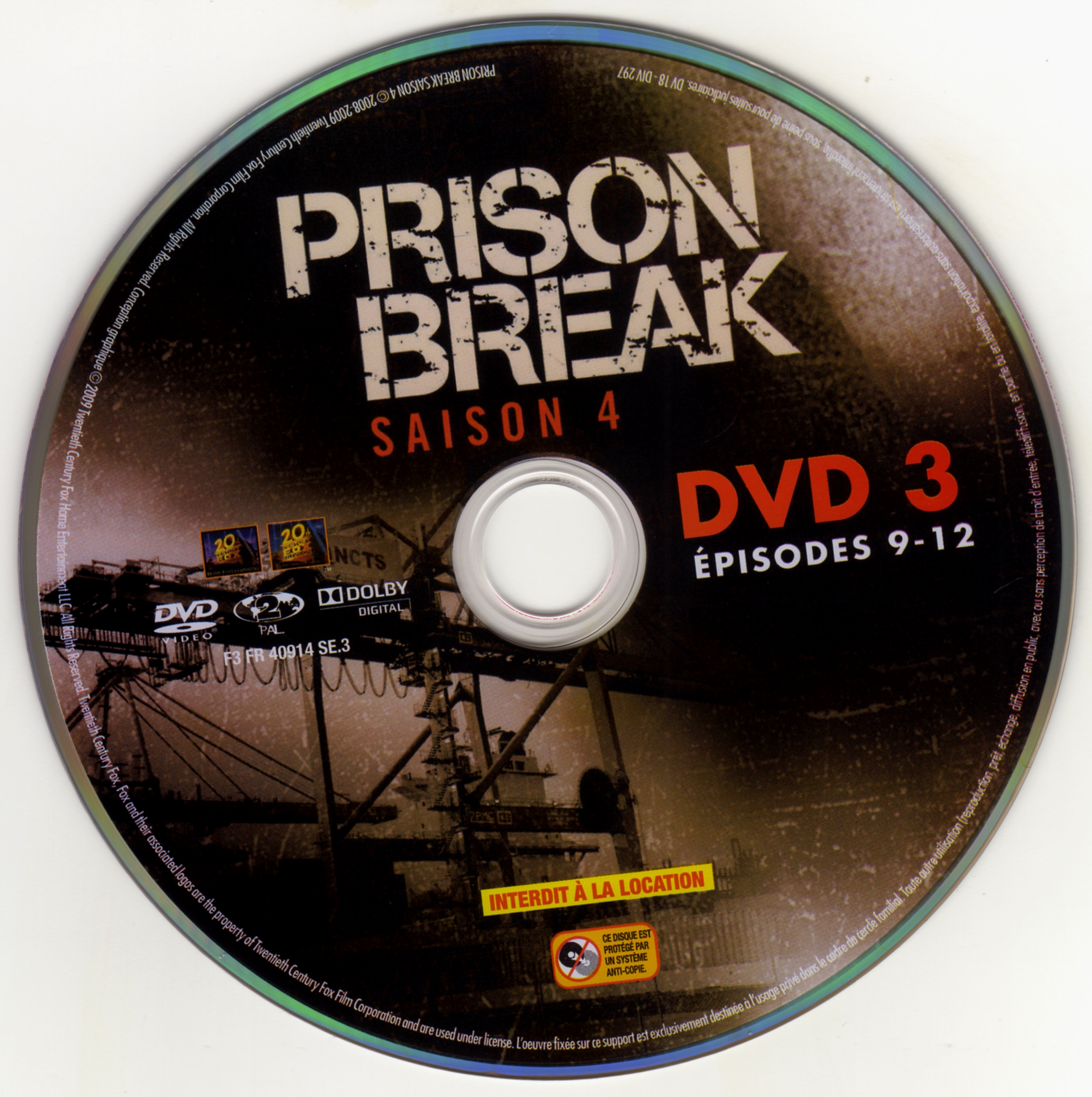 Prison break saison 4 DVD 3