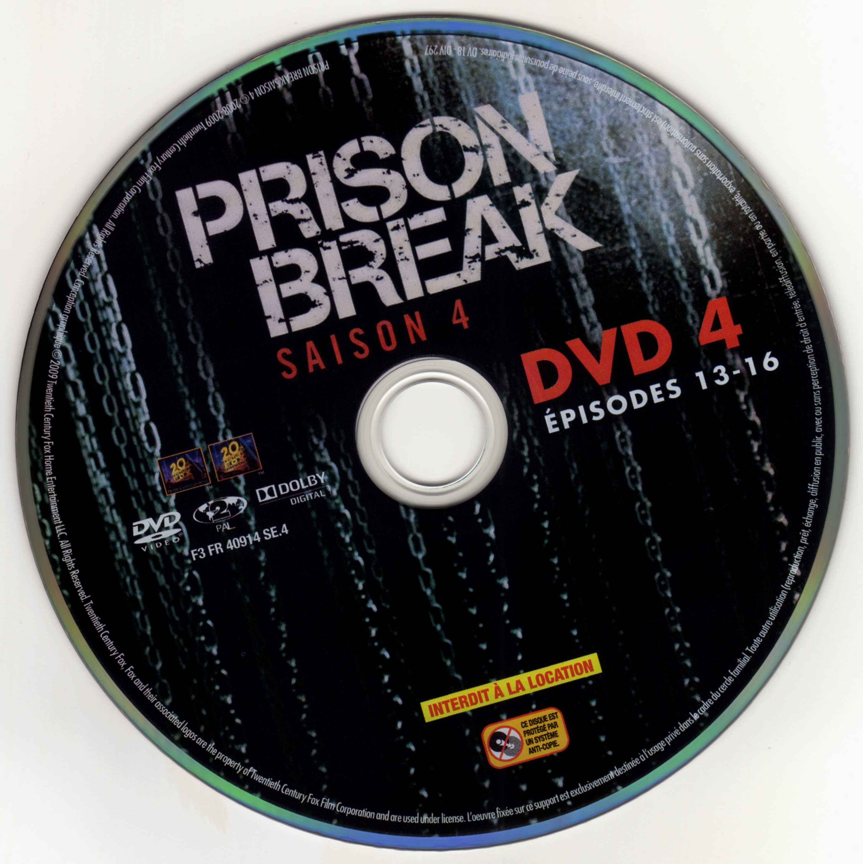 Prison break saison 4 DVD 4