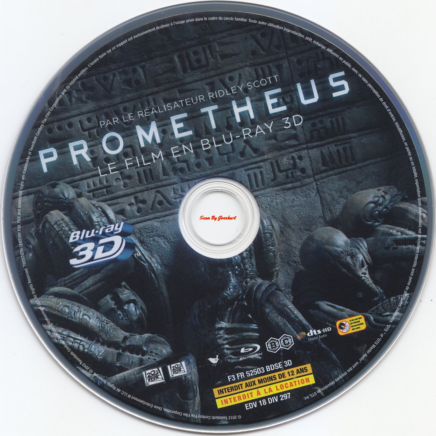 Prometheus 3D (BLU-RAY)