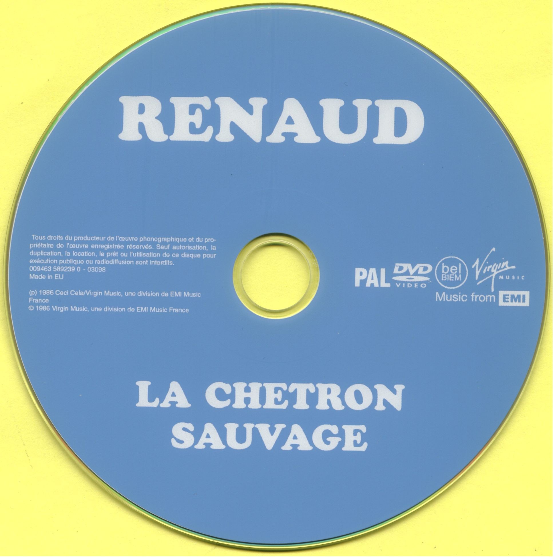 Renaud la chetron sauvage Zenith 1986