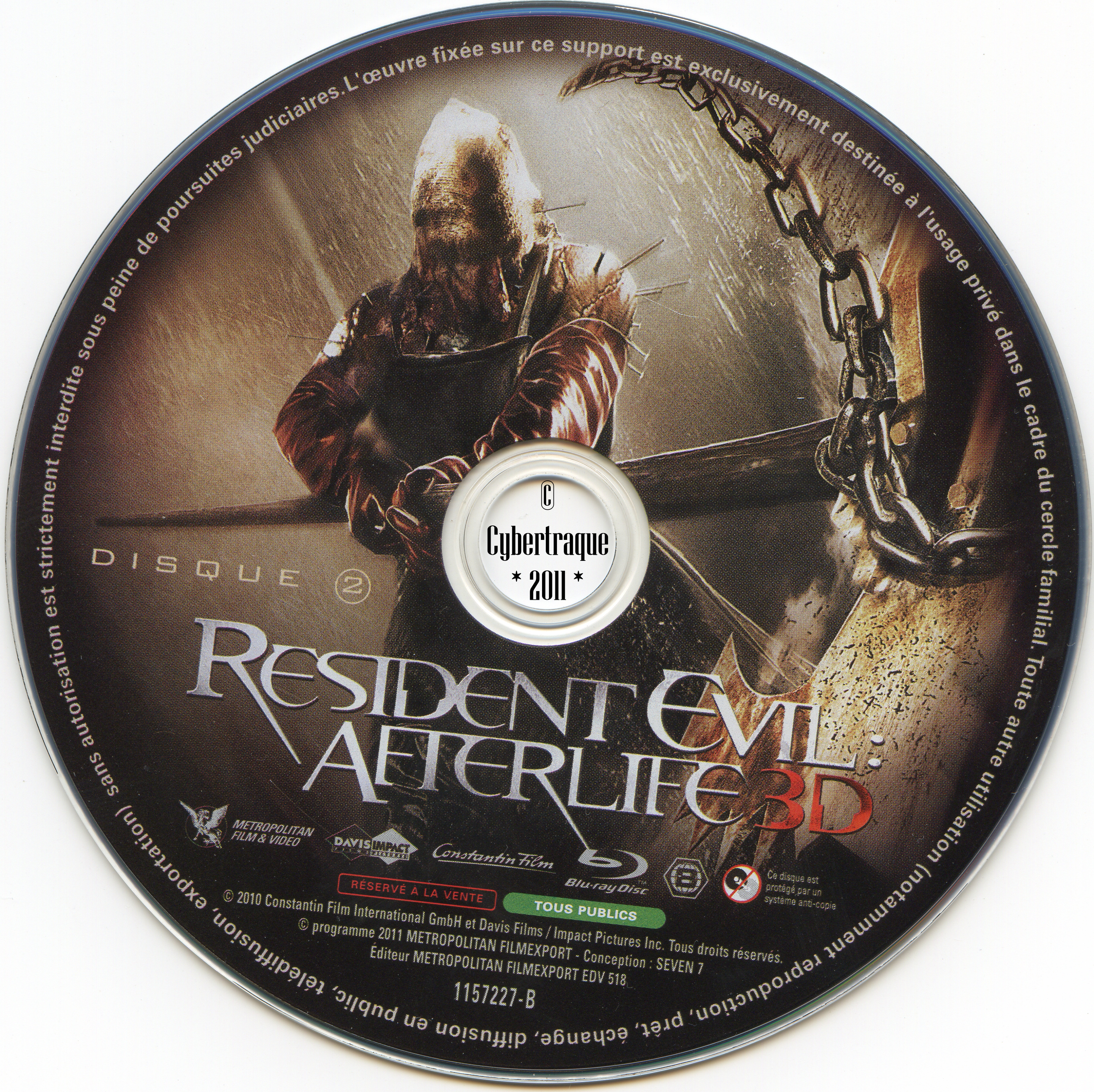 Resident Evil Afterlife 3D BONUS (BLU-RAY)