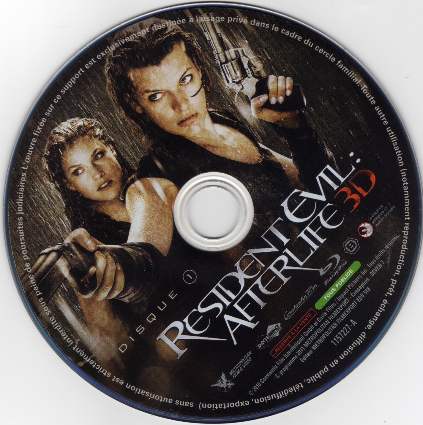 Resident Evil Afterlife 3D (BLU-RAY)