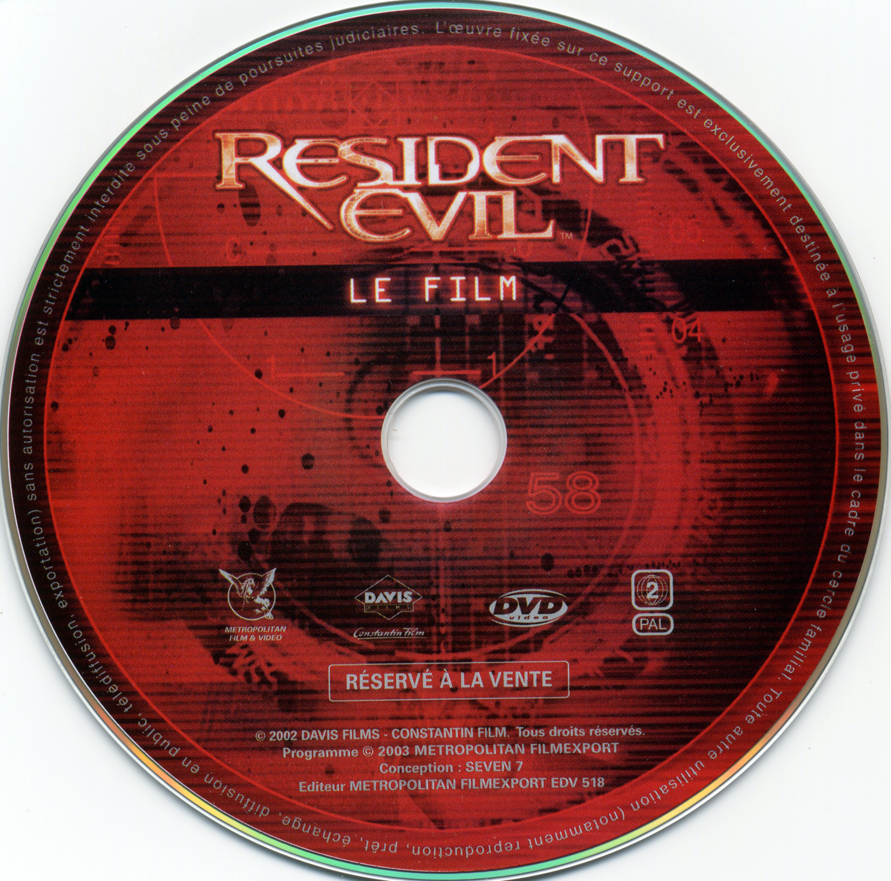 Resident evil DISC 1