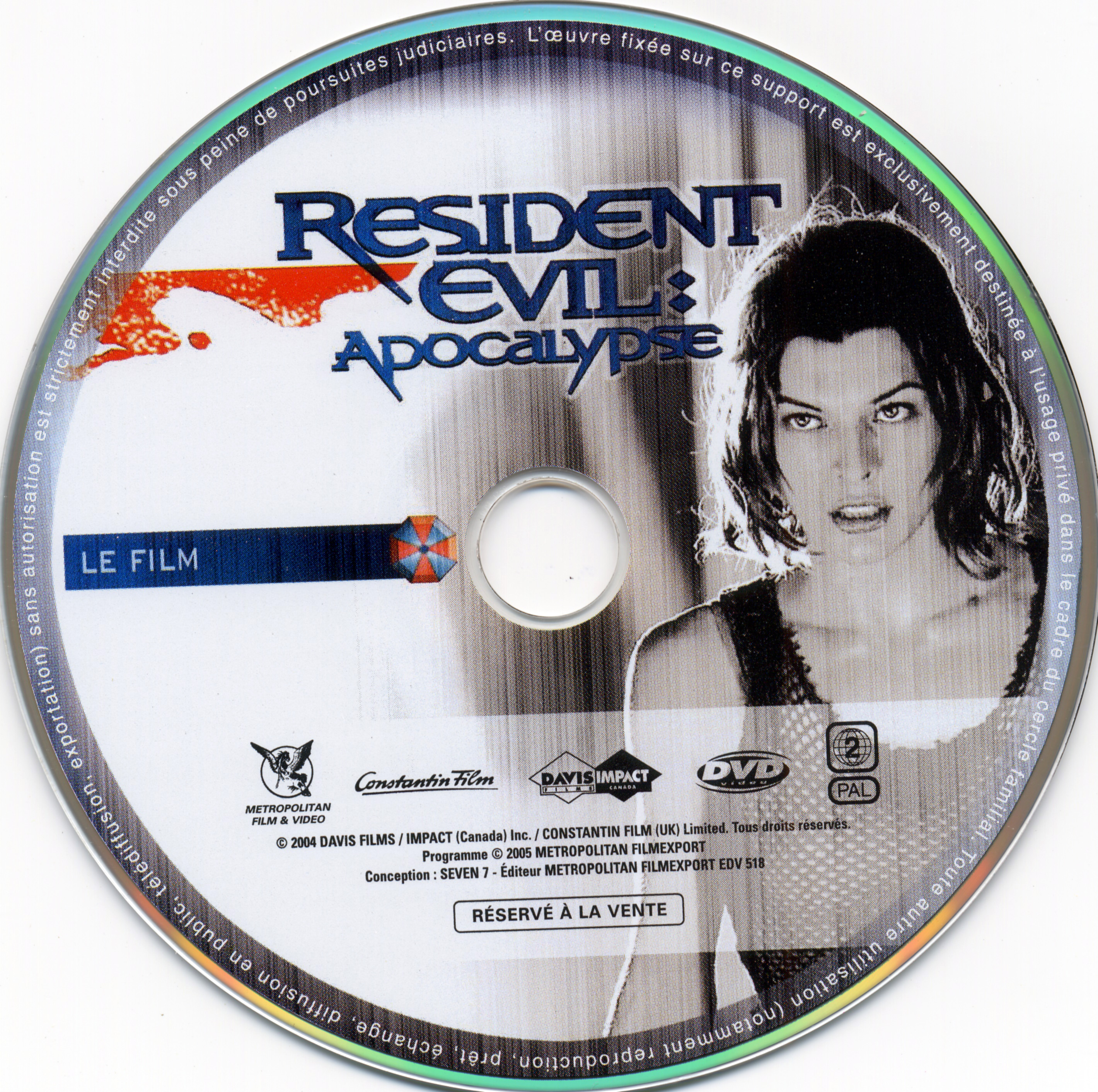 Resident evil apocalypse DISC 1