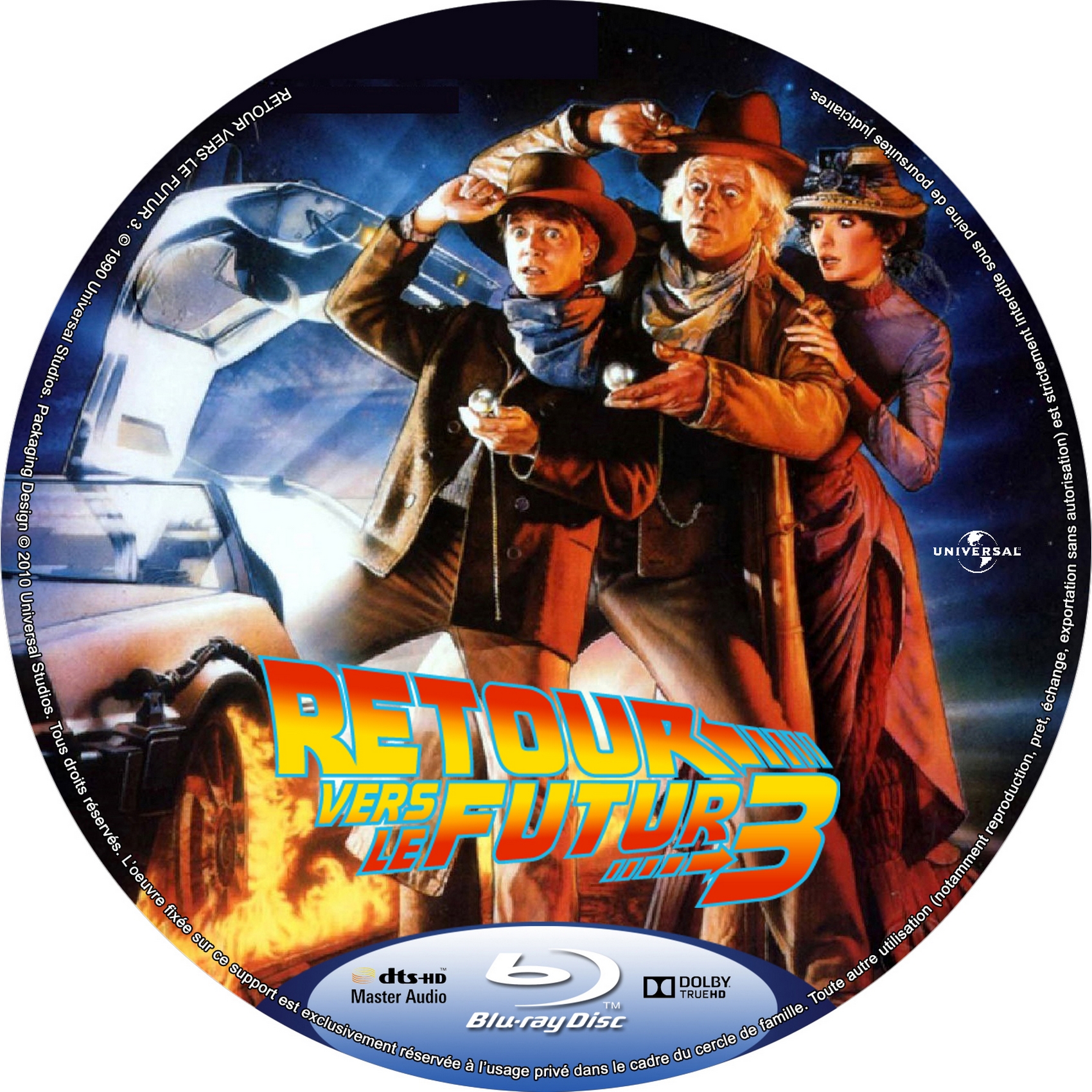 Retour vers le Futur 3 custom (BLU-RAY)