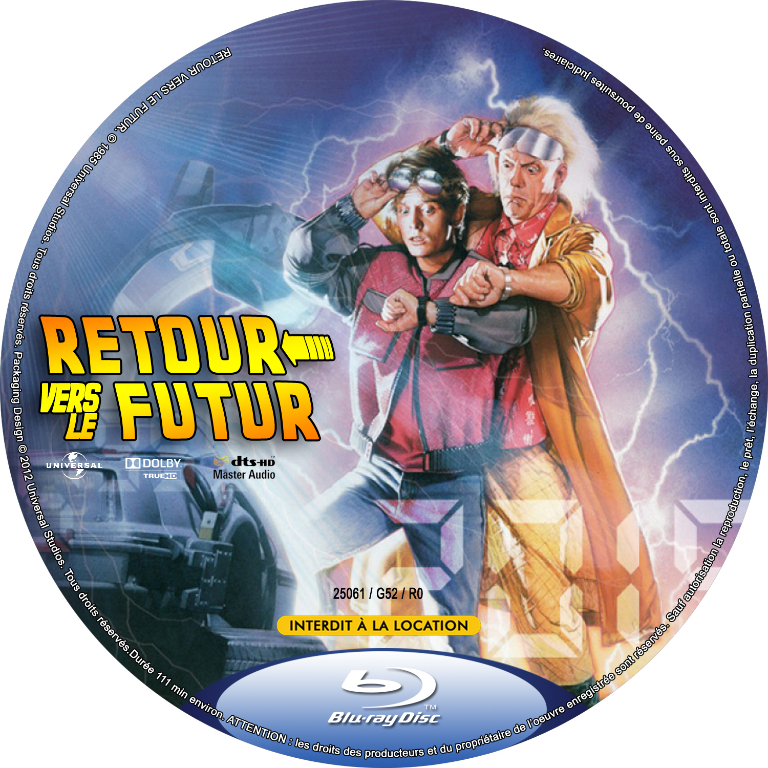 Retour vers le Futur custom (BLU-RAY)